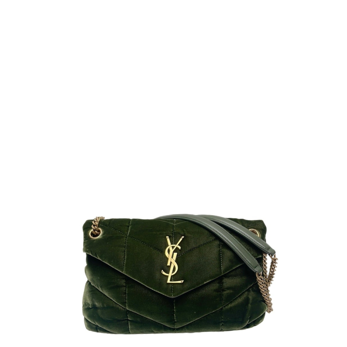 YSL LOULOU PUFFER VELVET