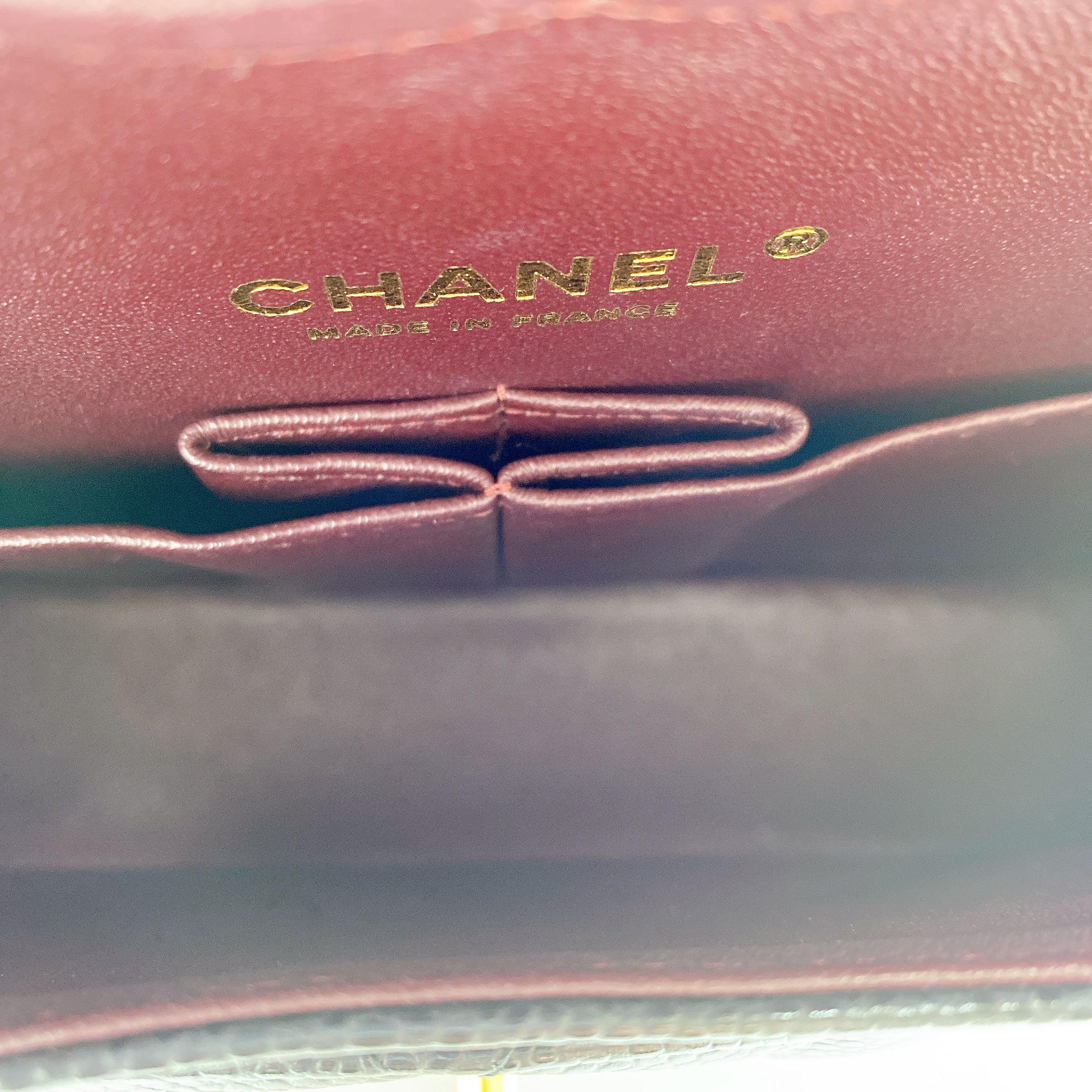 CHANEL CF SMALL CAVIAR IN GHW