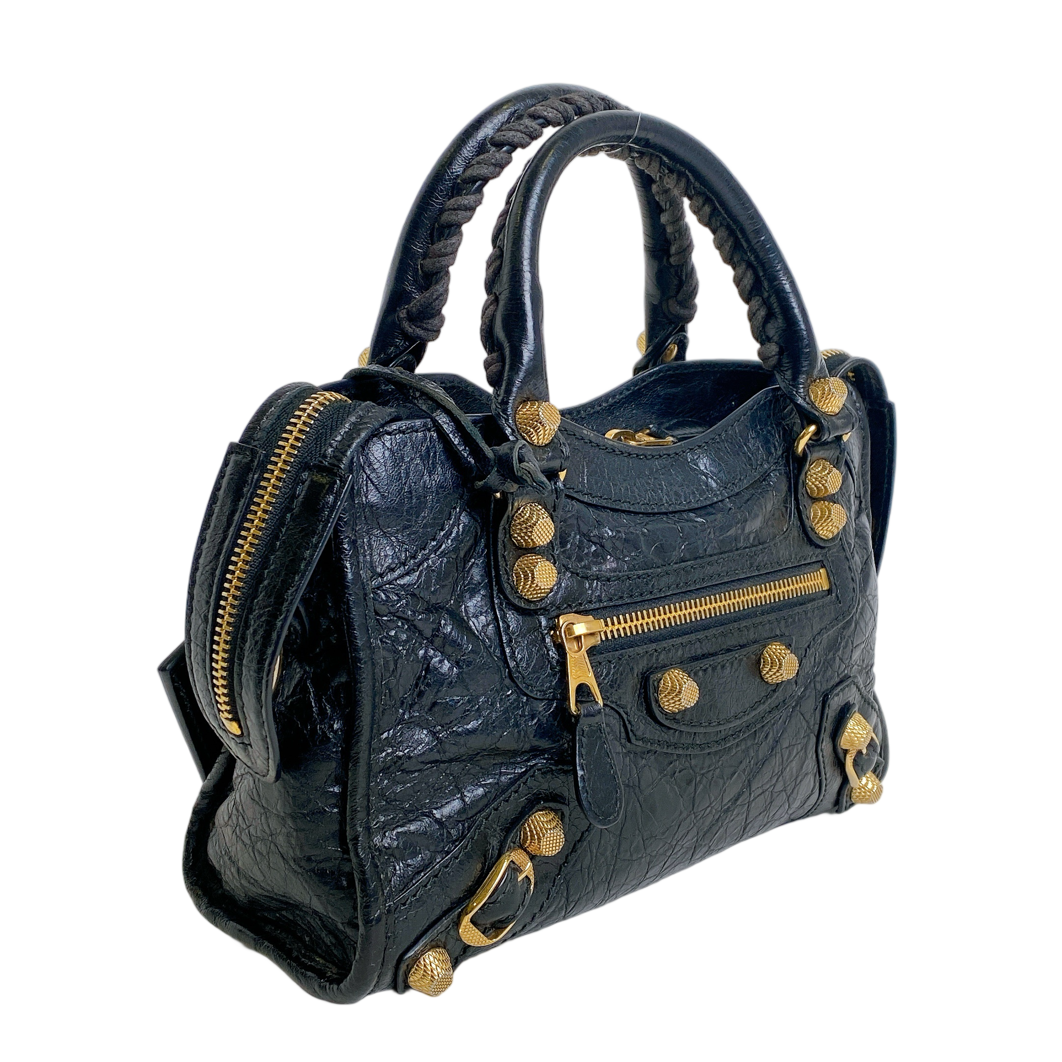 BALENCIAGA CITY MINI IN BLACK