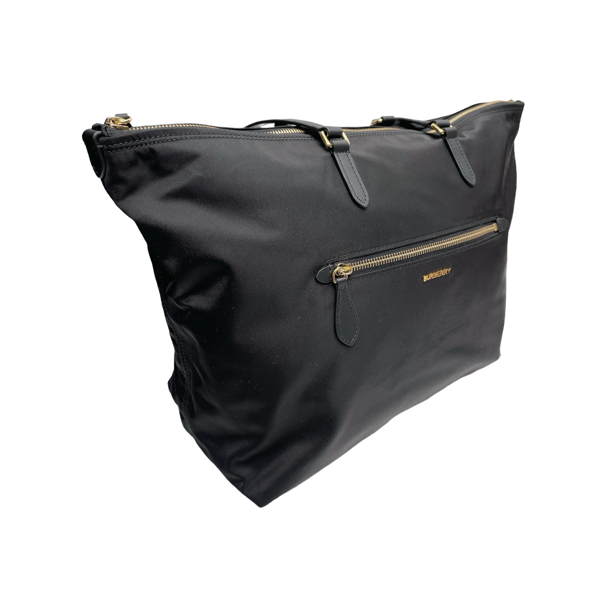 BURBERRY NYLON ZIP TOTE