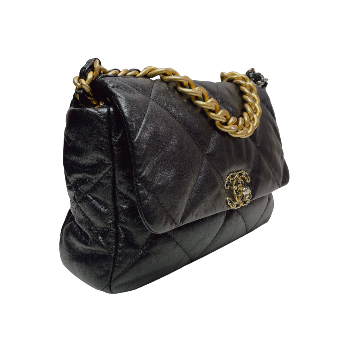 CHANEL 19 MEDIUM GHW