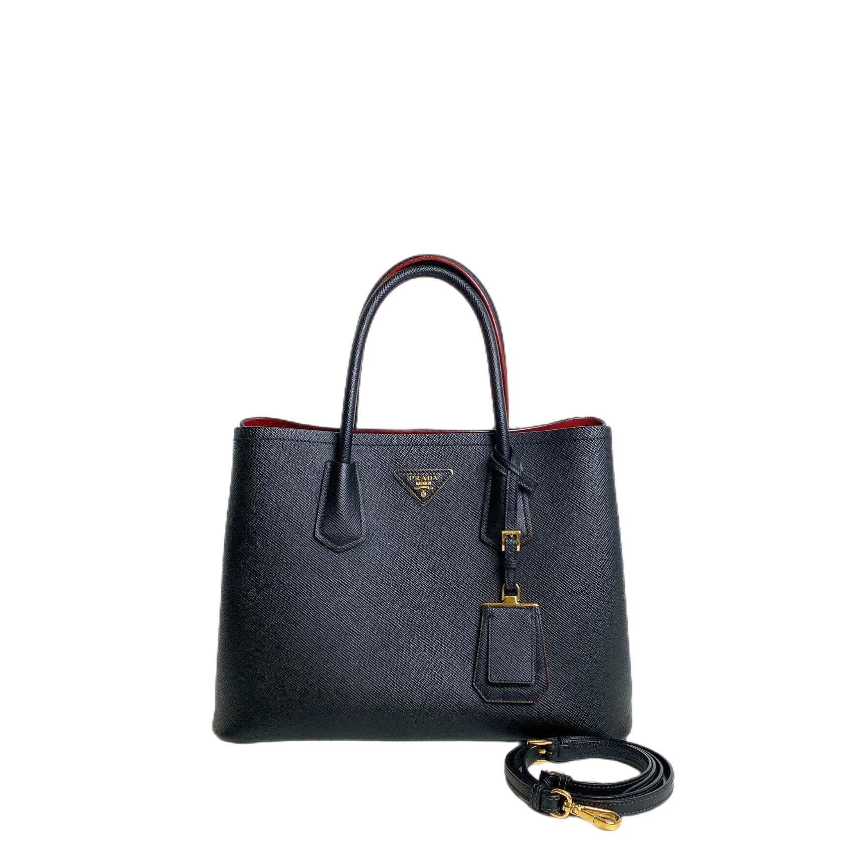 PRADA SAFFIANO CUIR IN BLACK