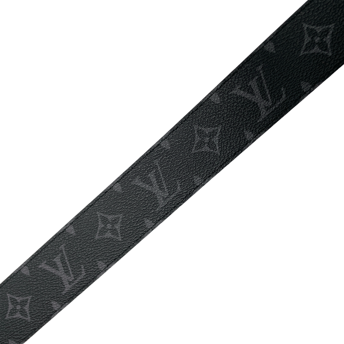 LV INITIALES 40MM MATTE BLACK BELT