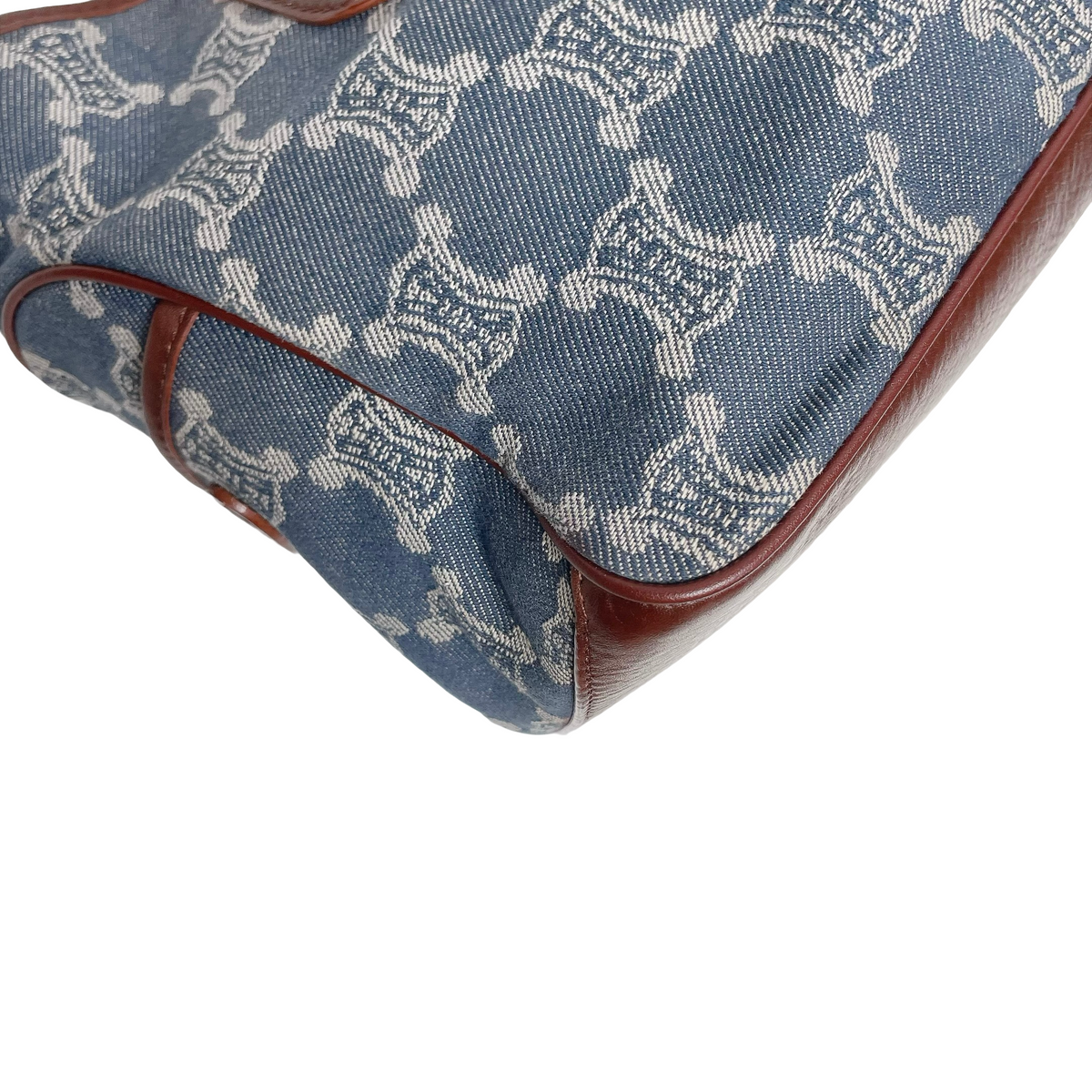 CELINE PARIS MACADAM DENIM BOOGIE BAG