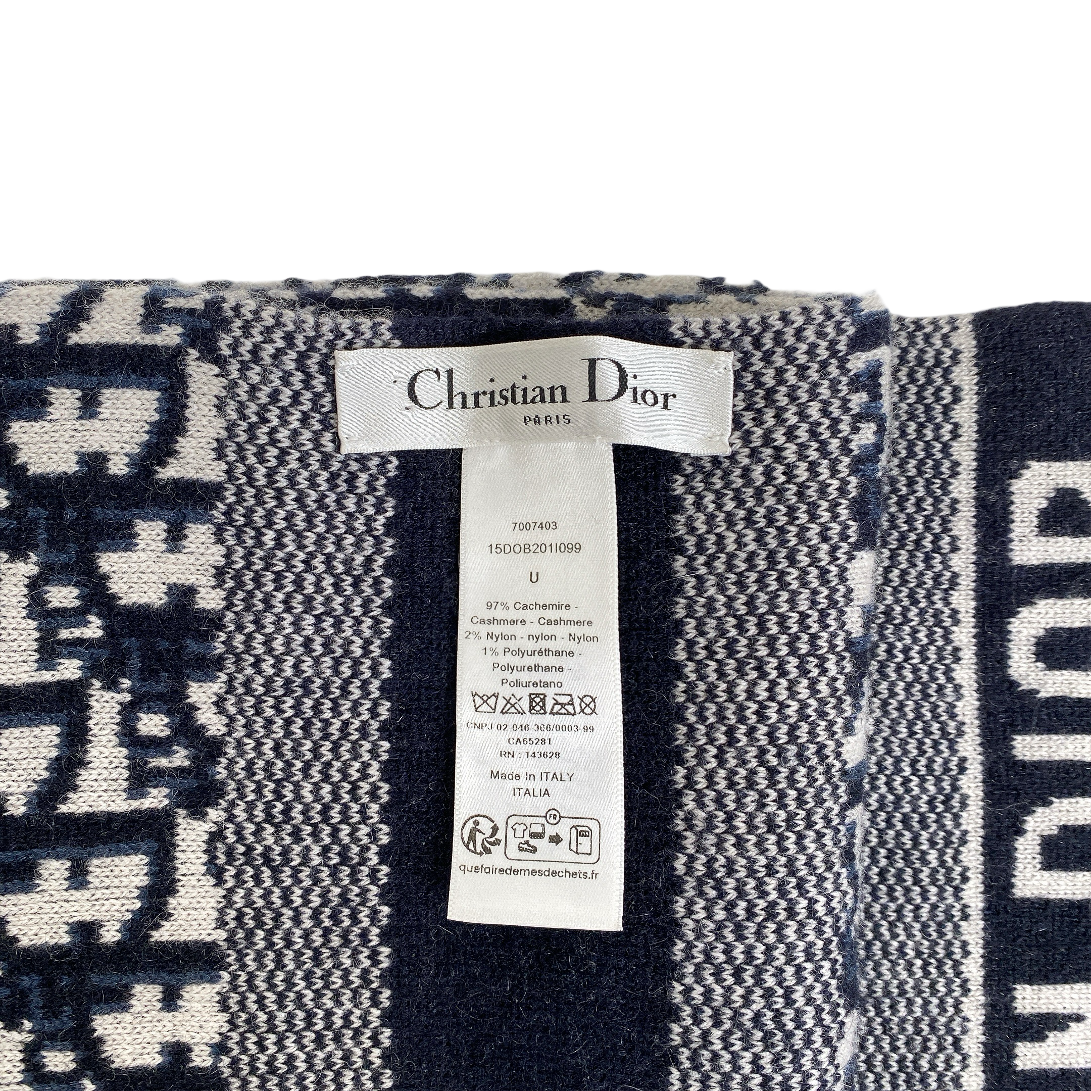 DIOR OBLIQUE SCARF