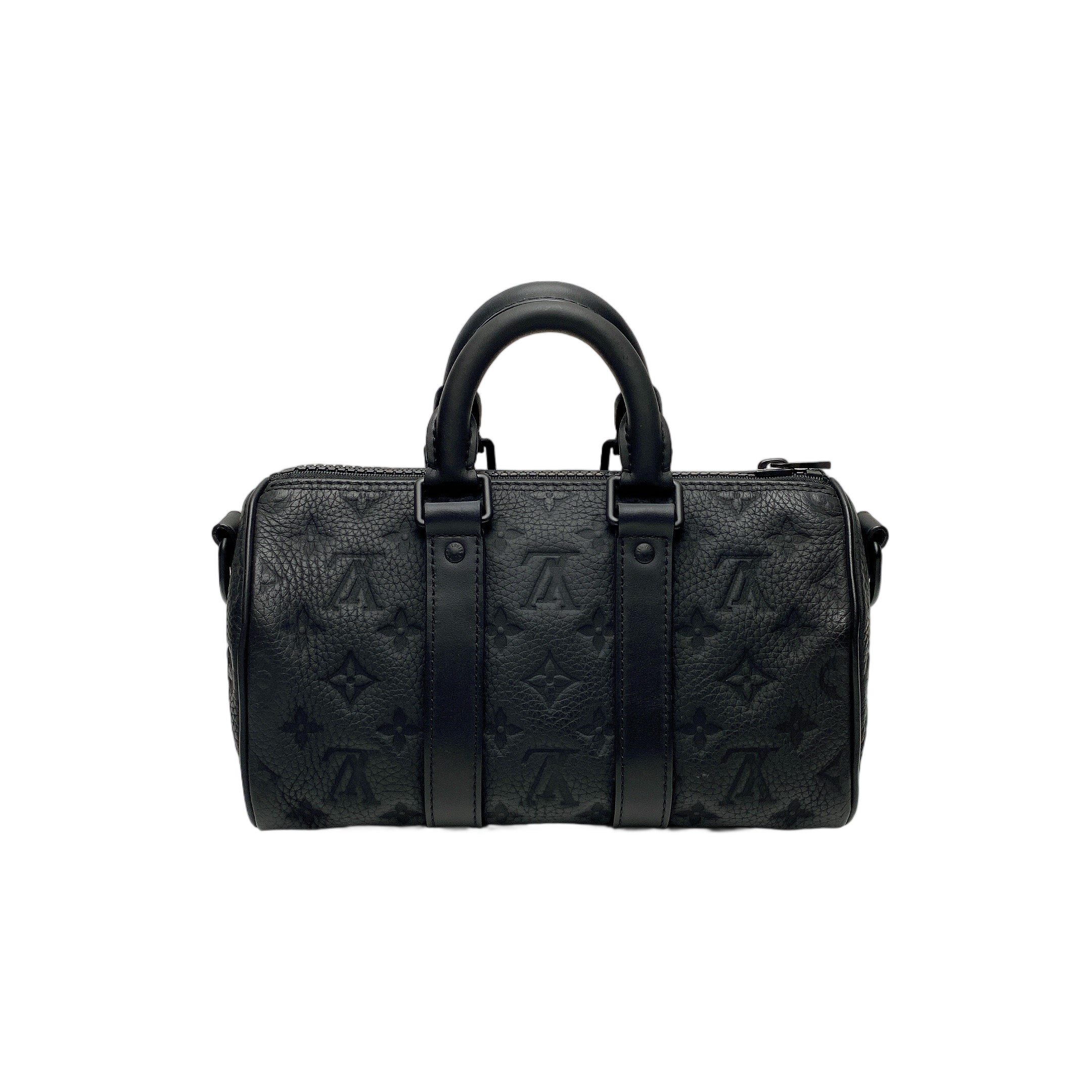 LV KEEPALL 25 BANDOULIERE BLACK