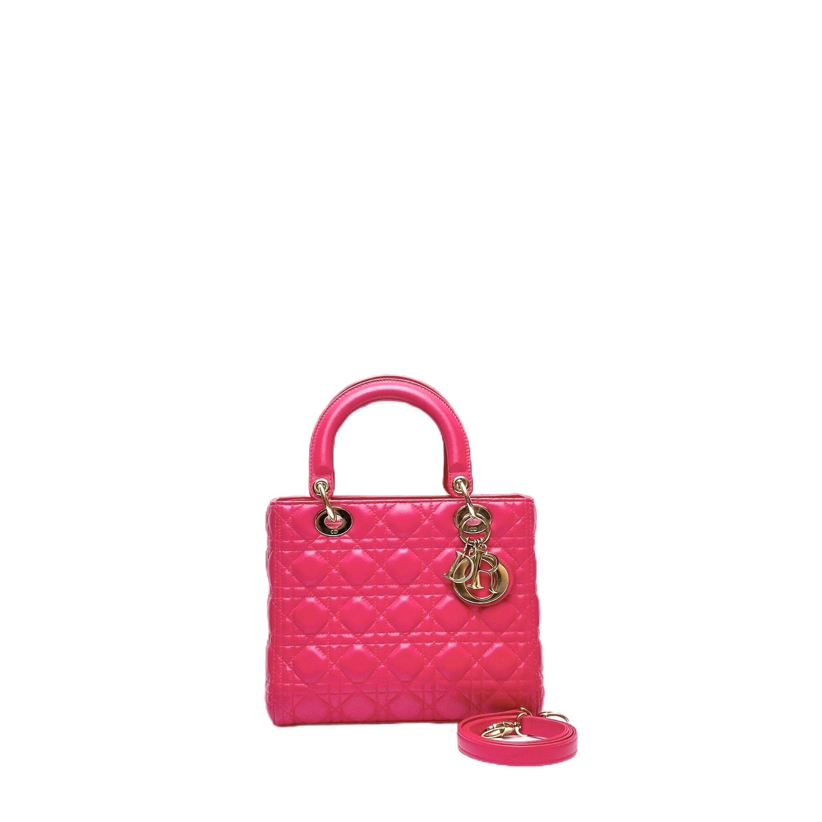 LADY DIOR MEDIUM IN FUCHSIA