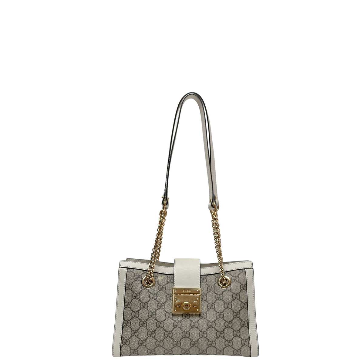 GUCCI PADLOCK CHAIN TOTE SMALL