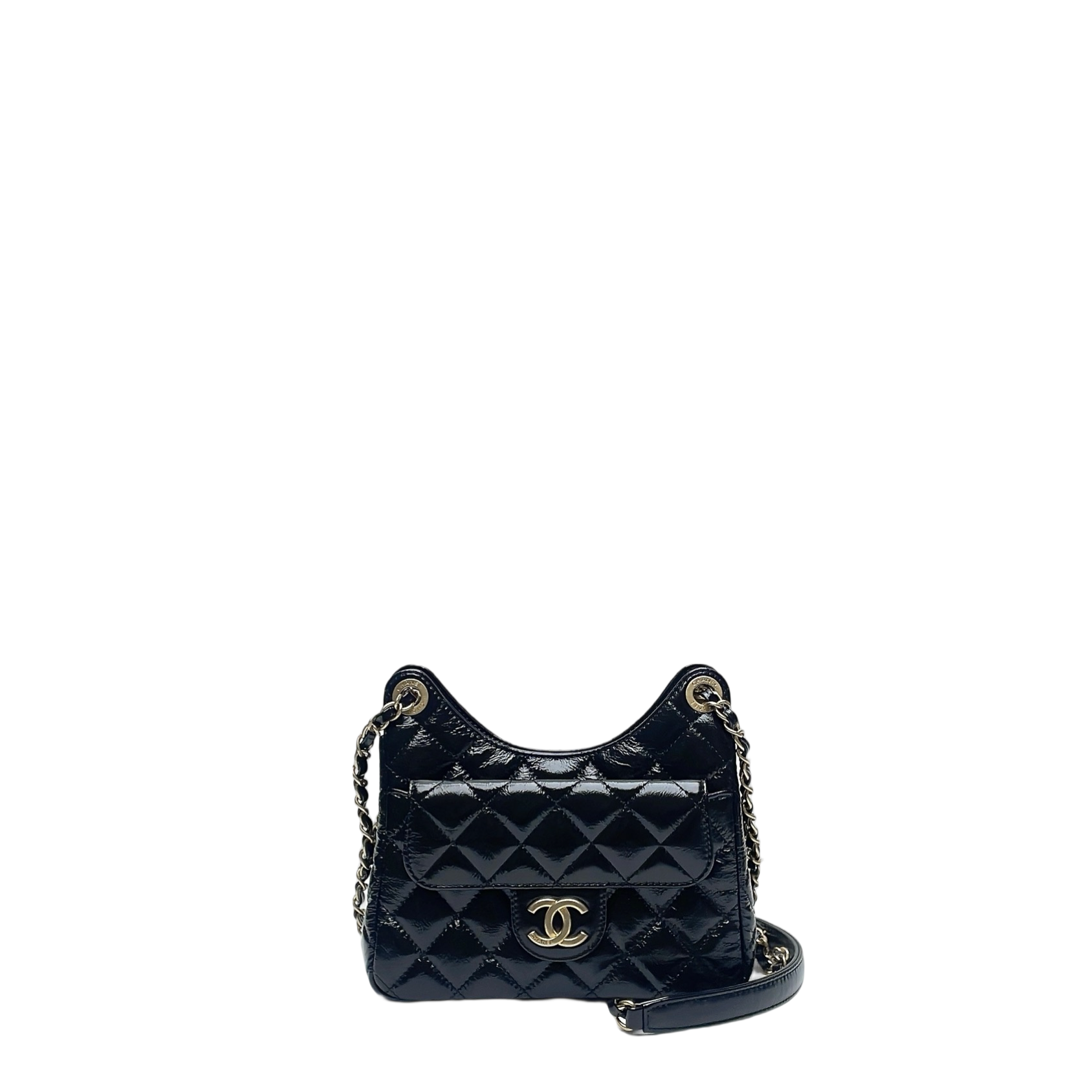 CHANEL WAVY CC HOBO SMALL