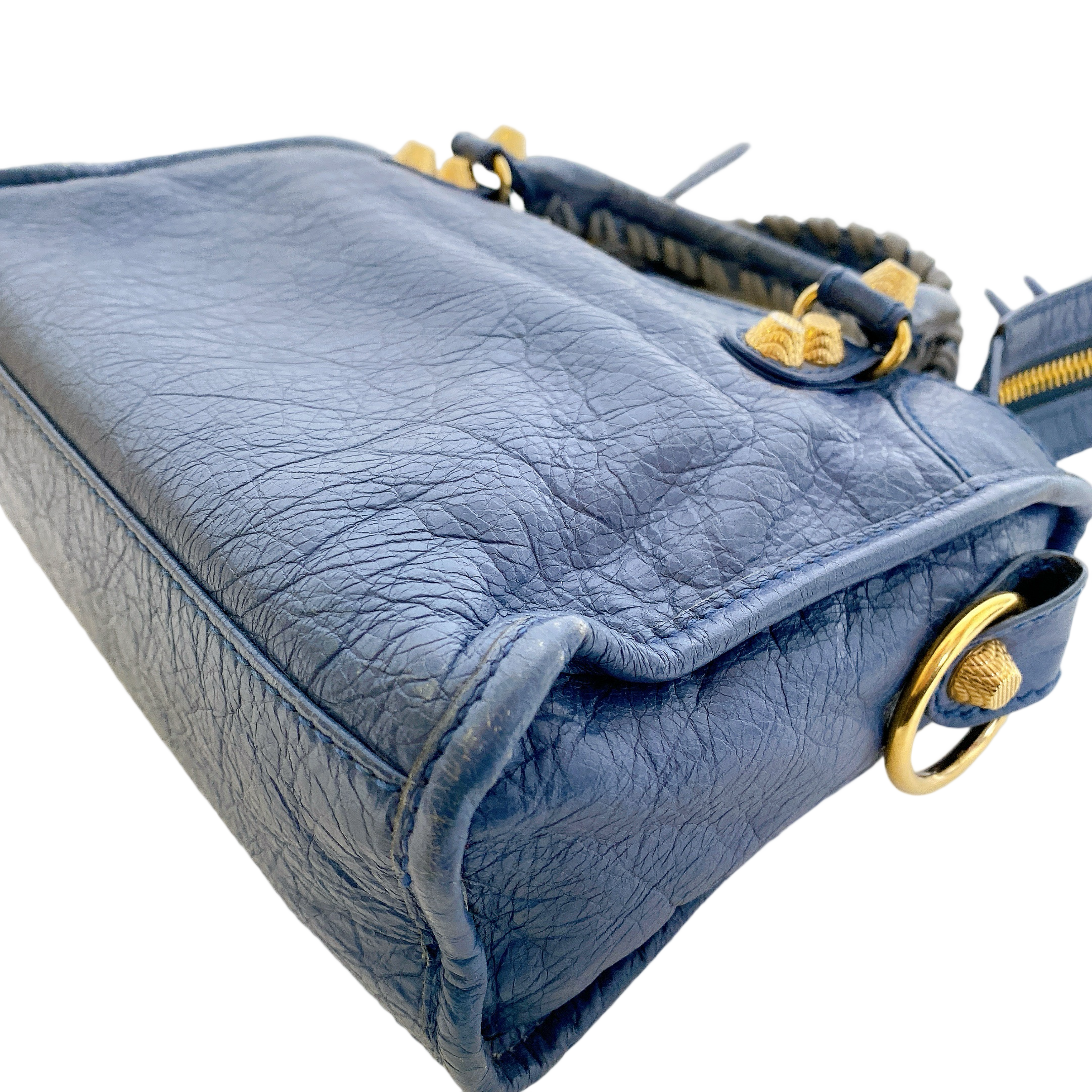 BALENCIAGA CITY MINI IN BLUE