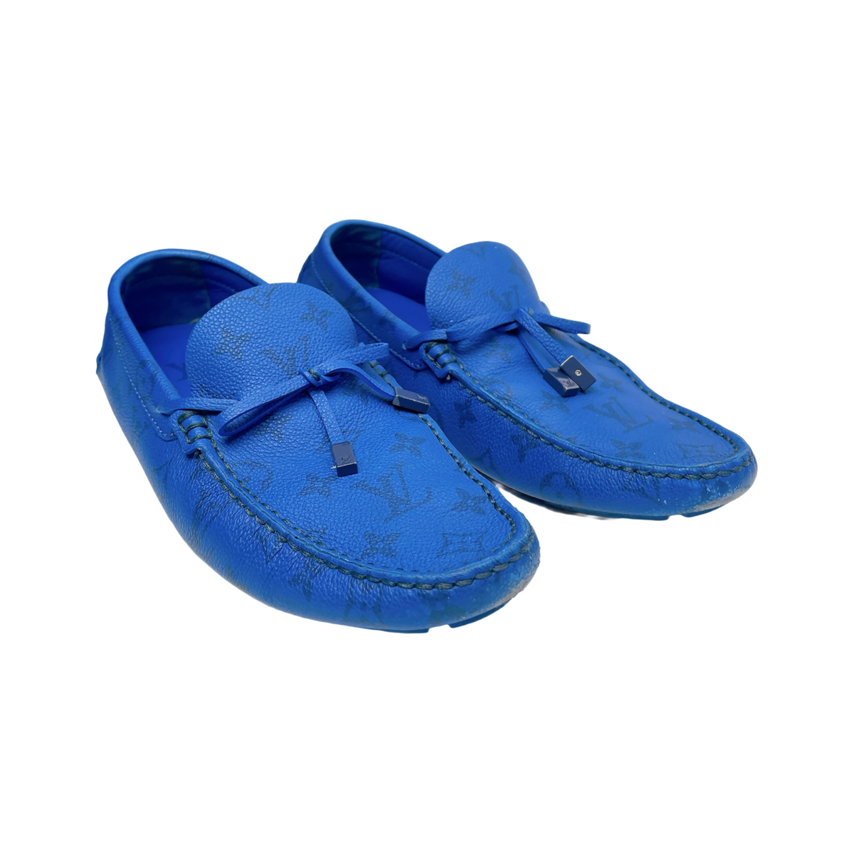 LV LEATHER LIGHT BLUE