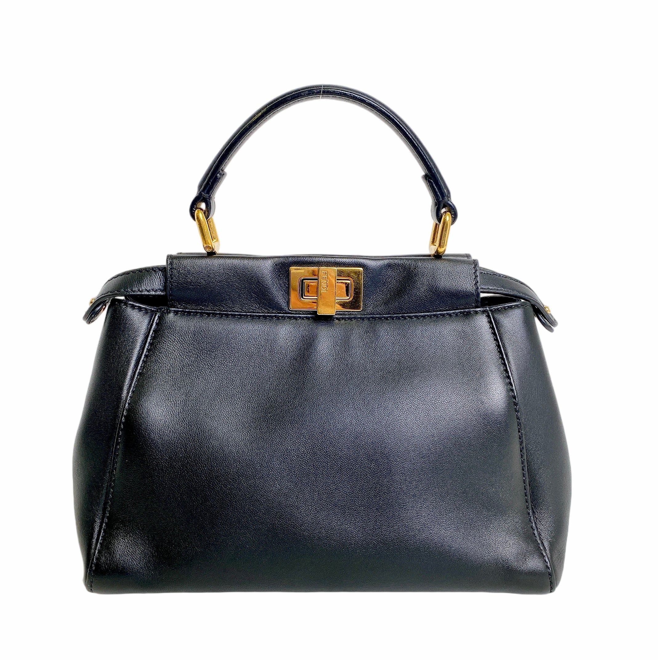 FENDI PEEKABOO MINI IN BLACK
