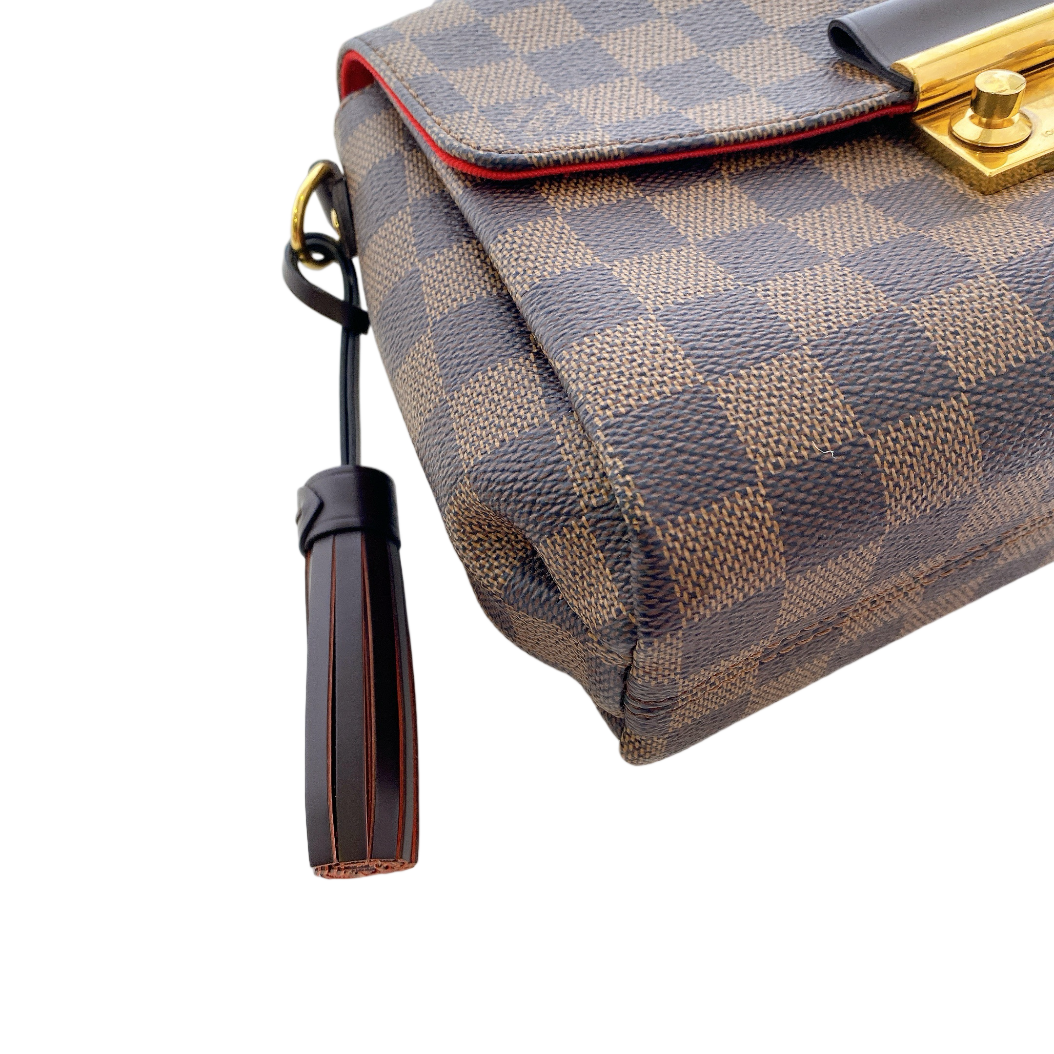 LV CROISETTE DAMIER EBENE