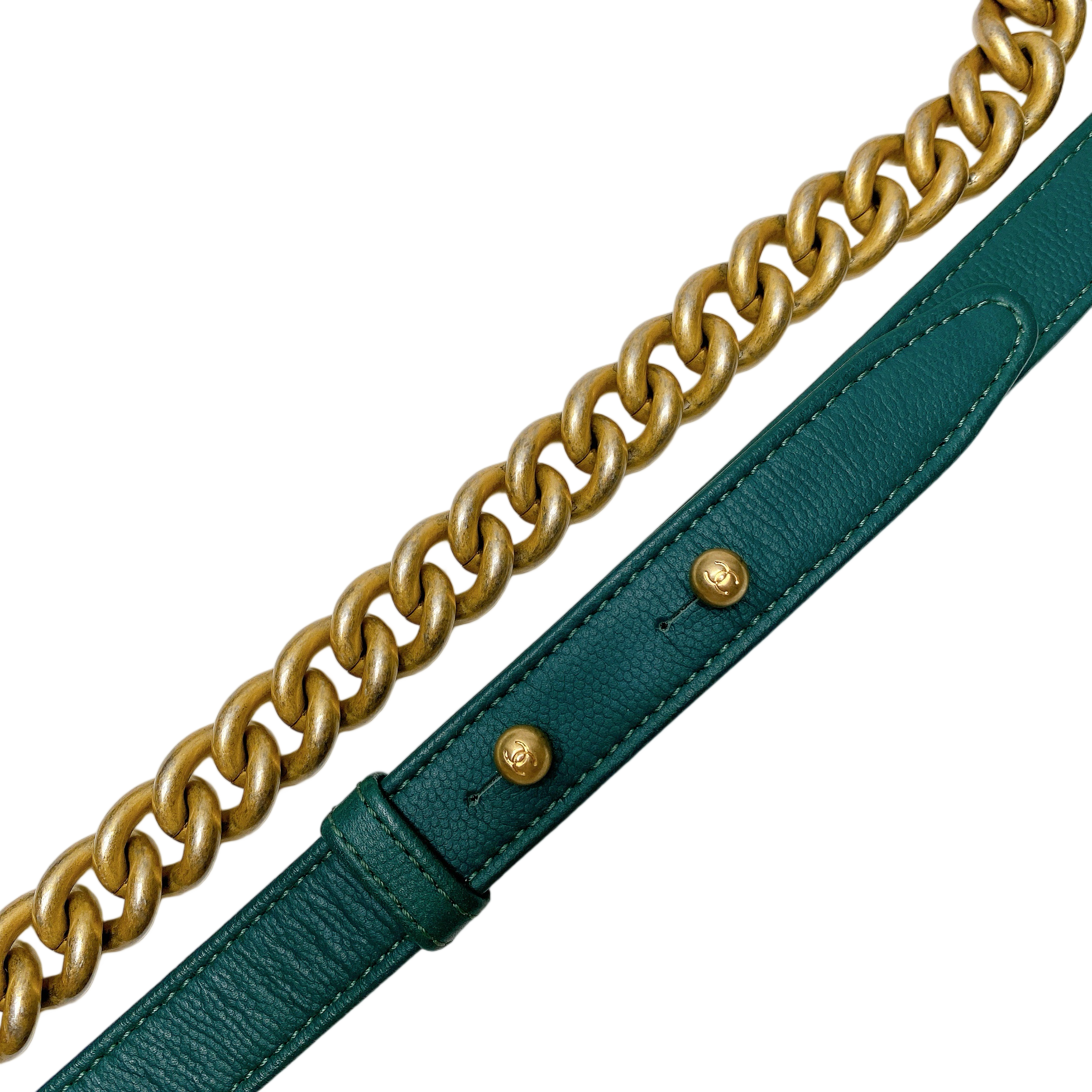 CHANEL LEBOY MEDIUM IN GREEN