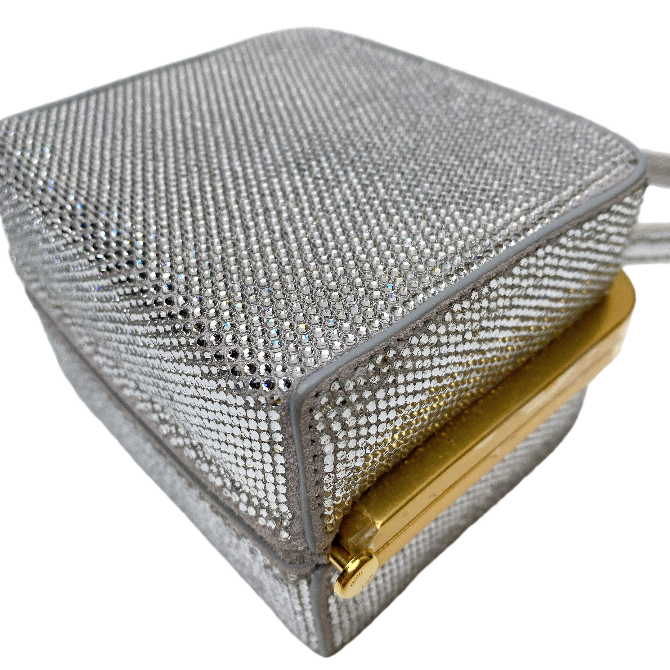 CELINE LANA MINAUDIERE IN SUEDE CALFSKIN WITH STRASS