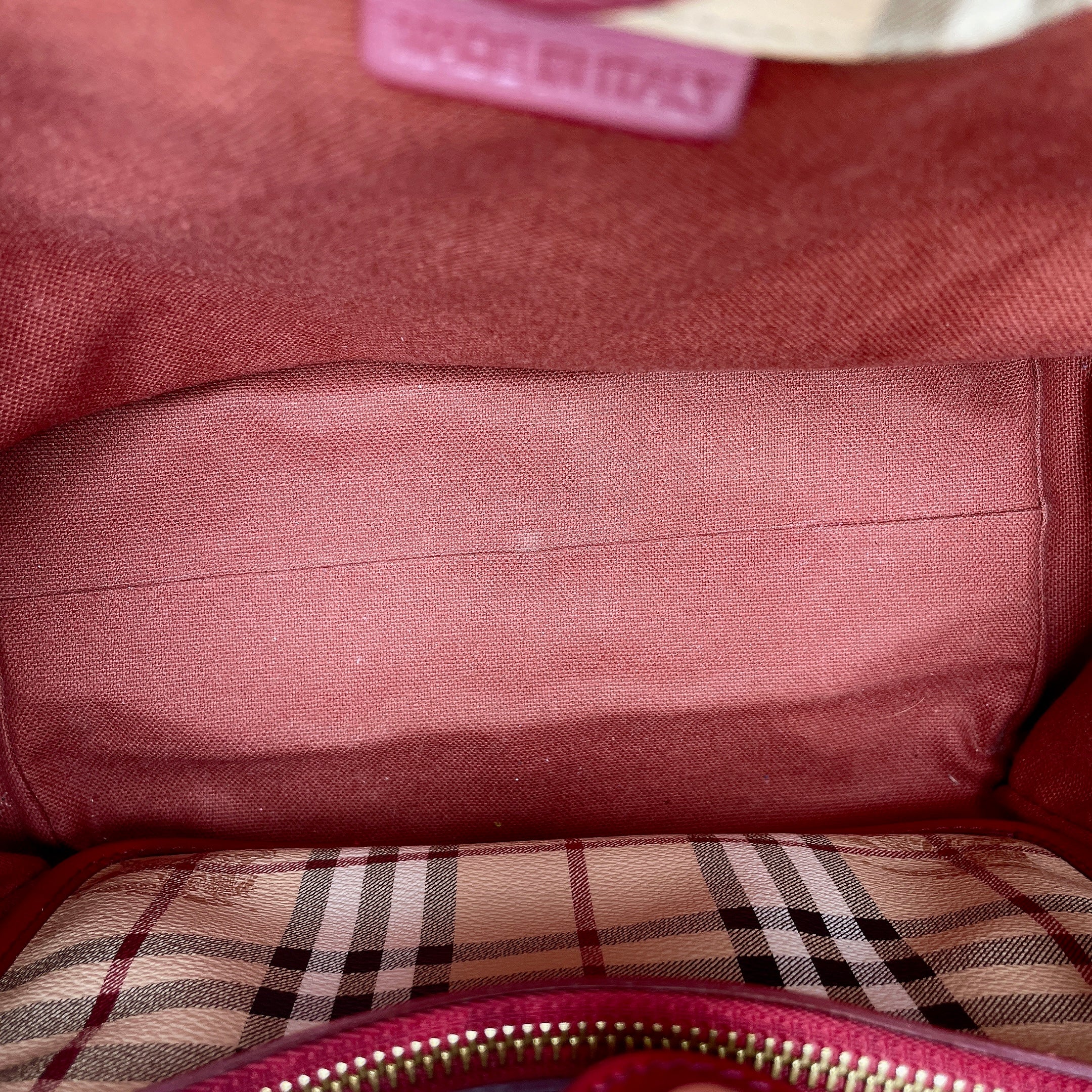 BURBERRY HAYMARKET CHECK CANTERBURY TOTE