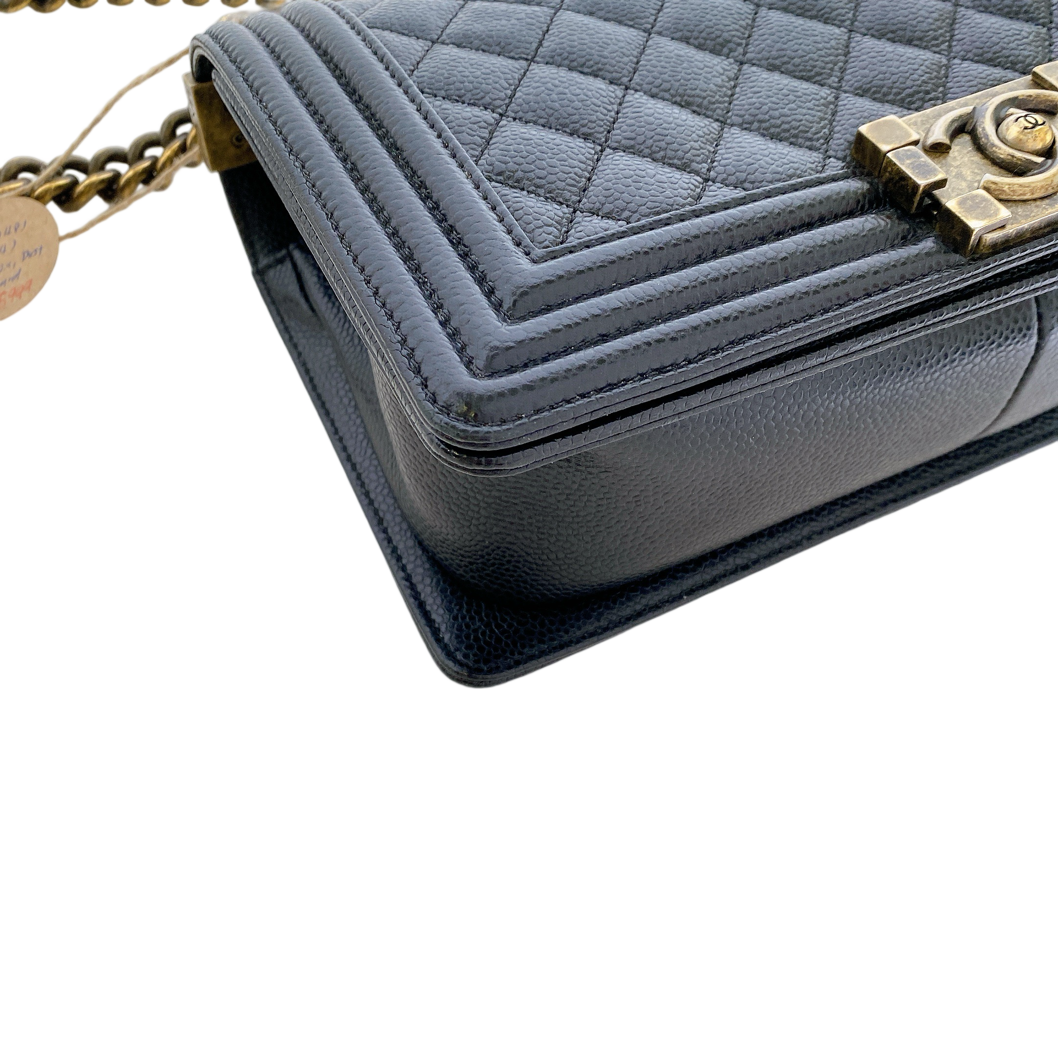 CHANEL LE BOY MEDIUM IN BLACK