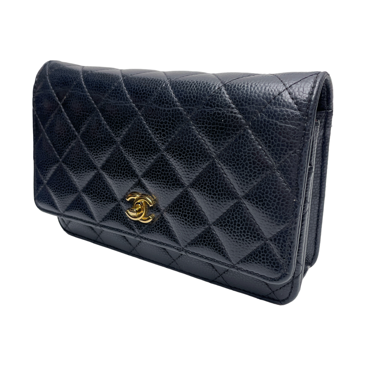 CHANEL WALLET TURN LOCK WALLET ON CHAIN
