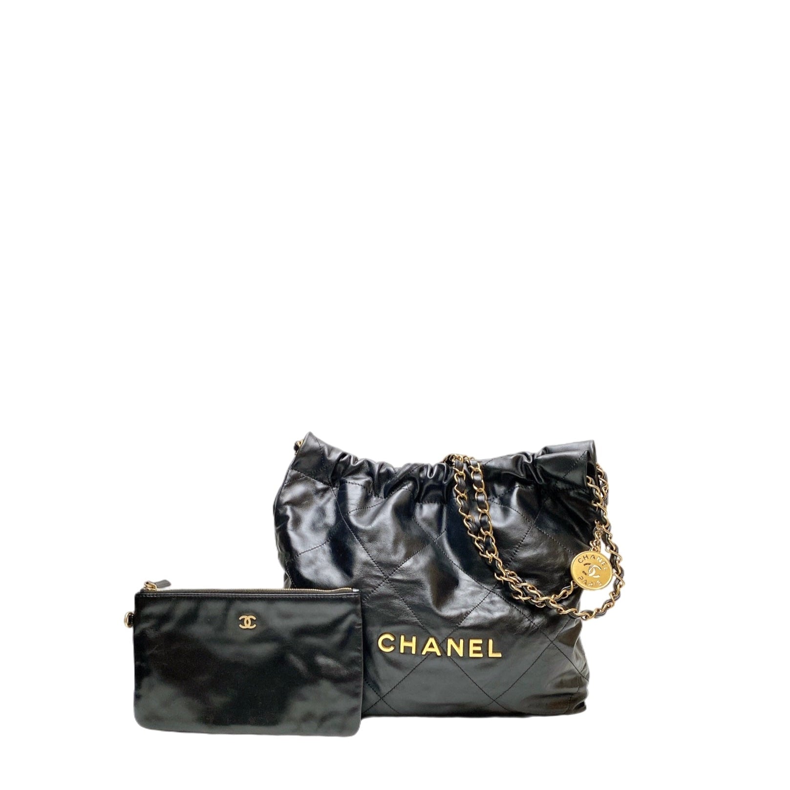 CHANEL 22 SMALL IN BLACK