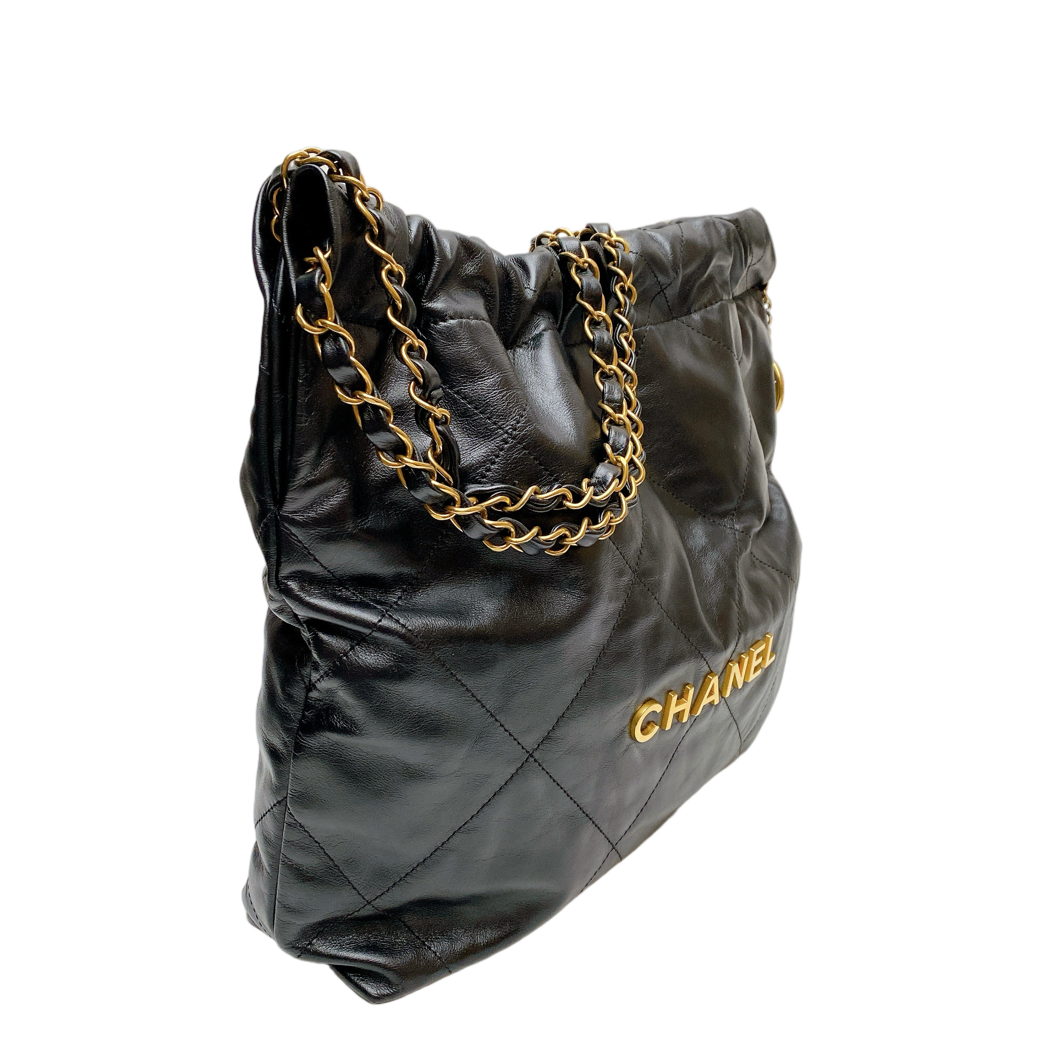 CHANEL 22 SMALL IN BLACK