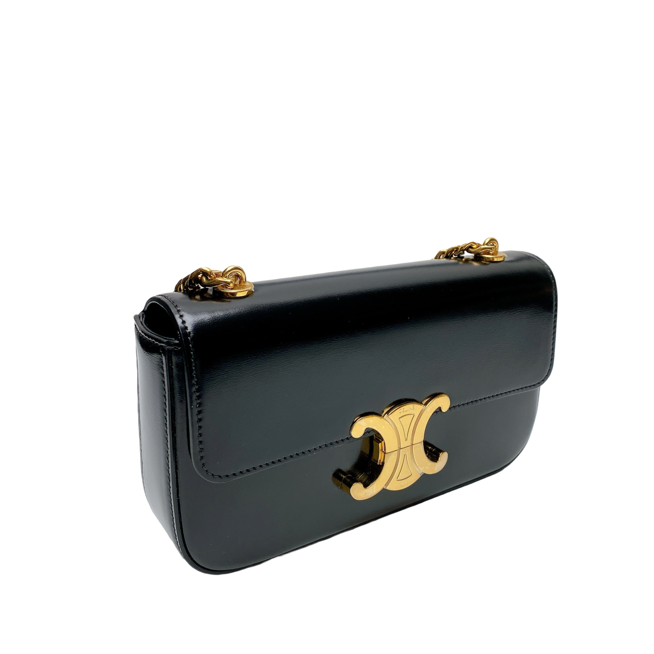 CELINE TRIOMPHE CHAIN SHOULDER BAG