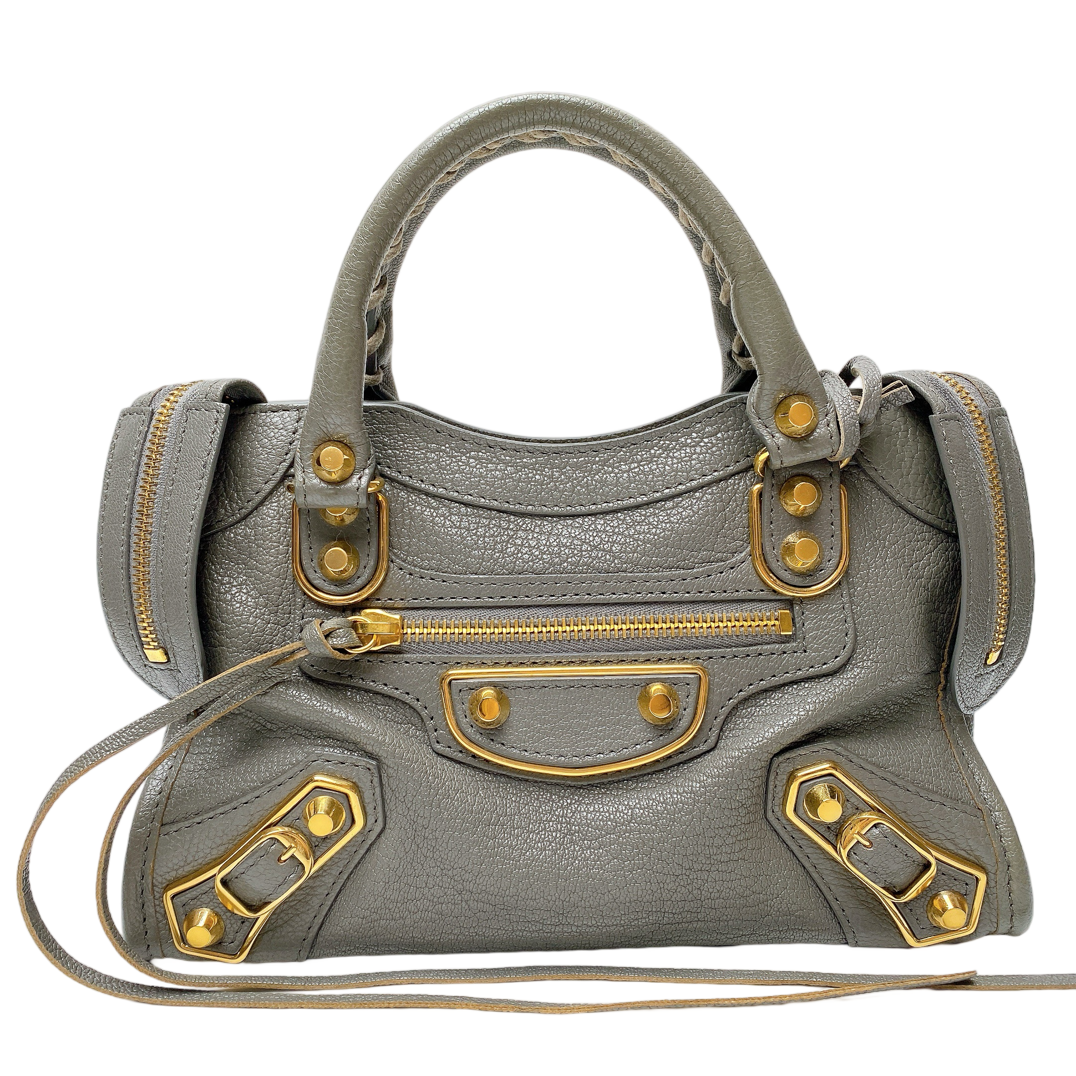 BALENCIAGA CITY MINI EDGE GREY