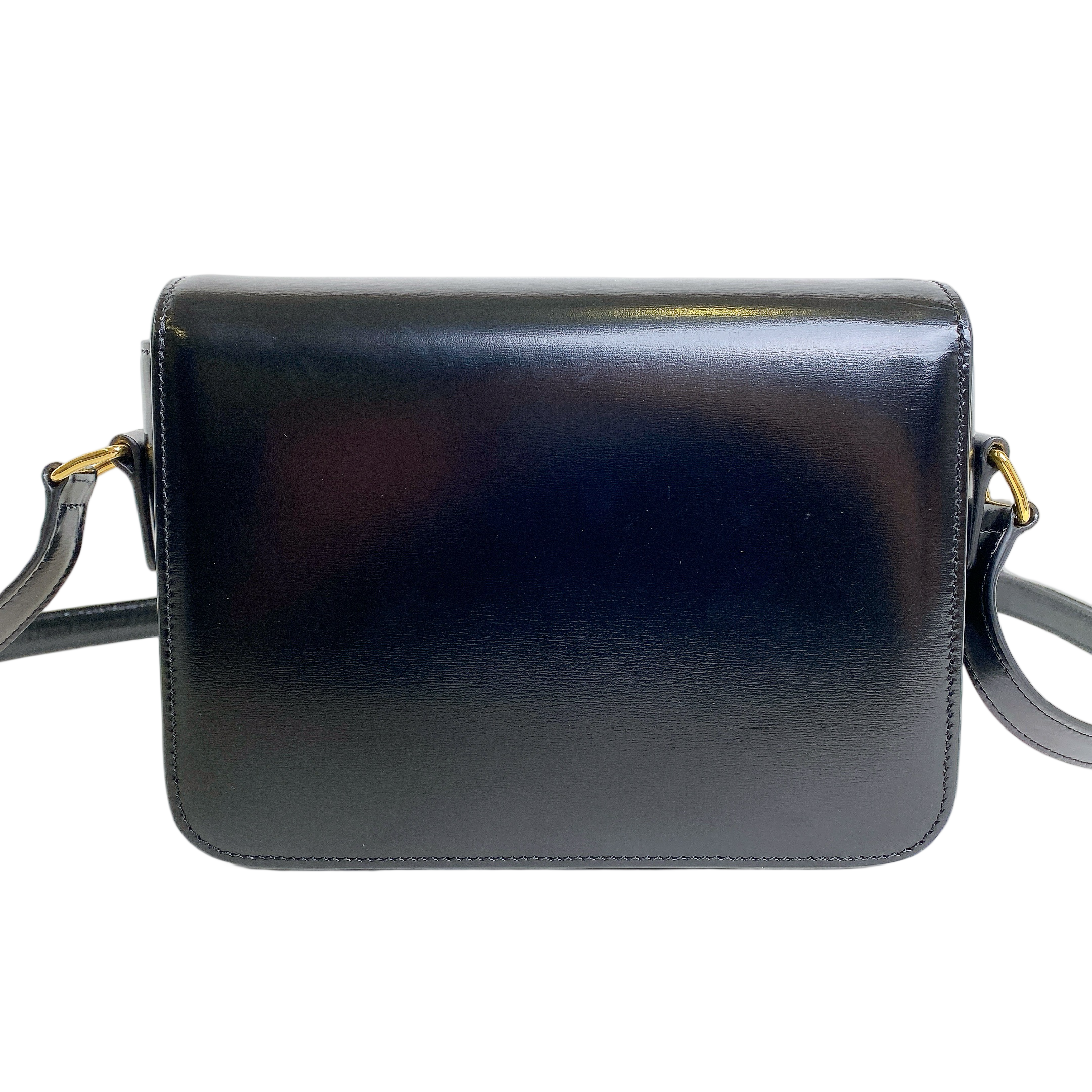CELINE TEEN TRIOMPHE BAG IN SHINY