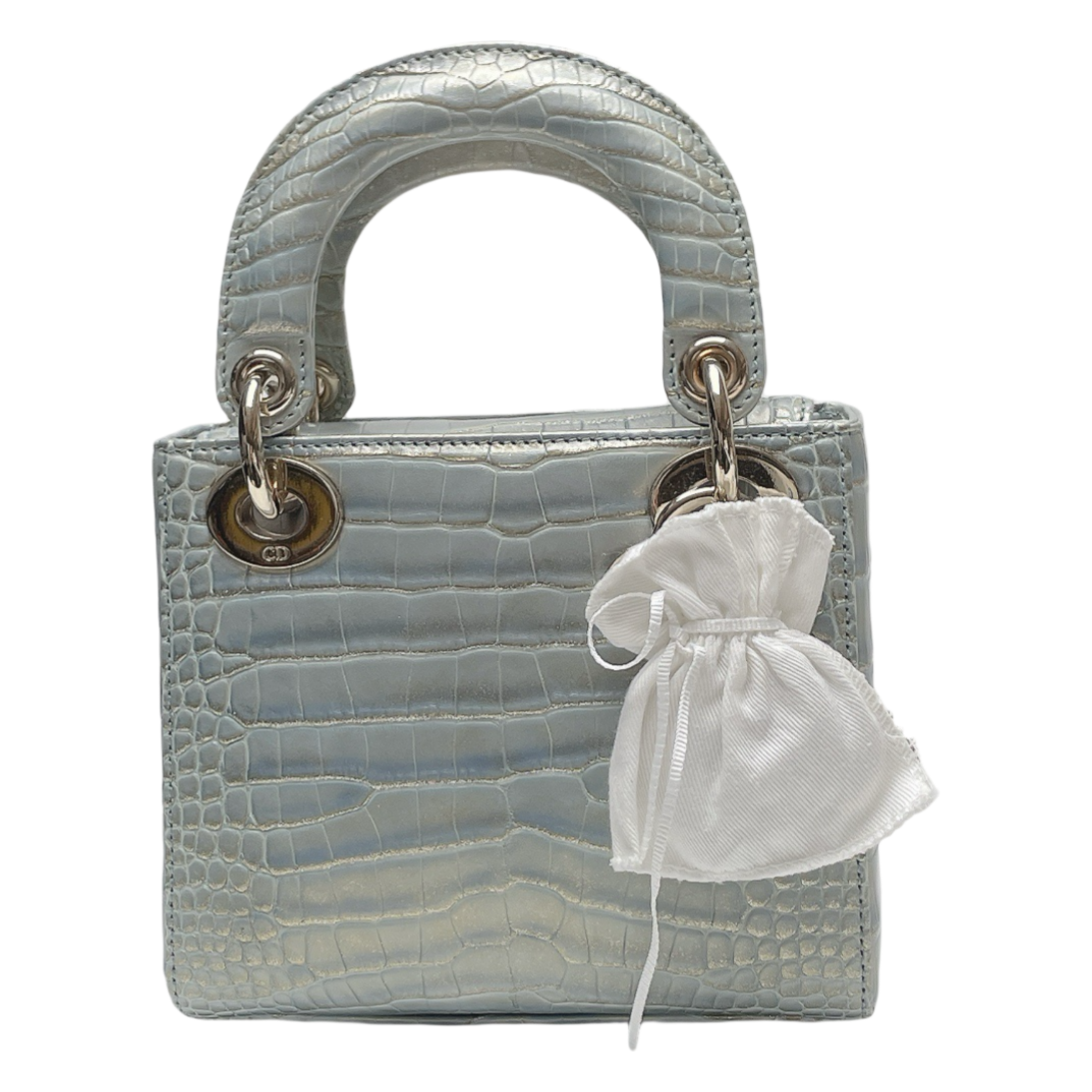 LADY DIOR SMALL ALLIGATOR