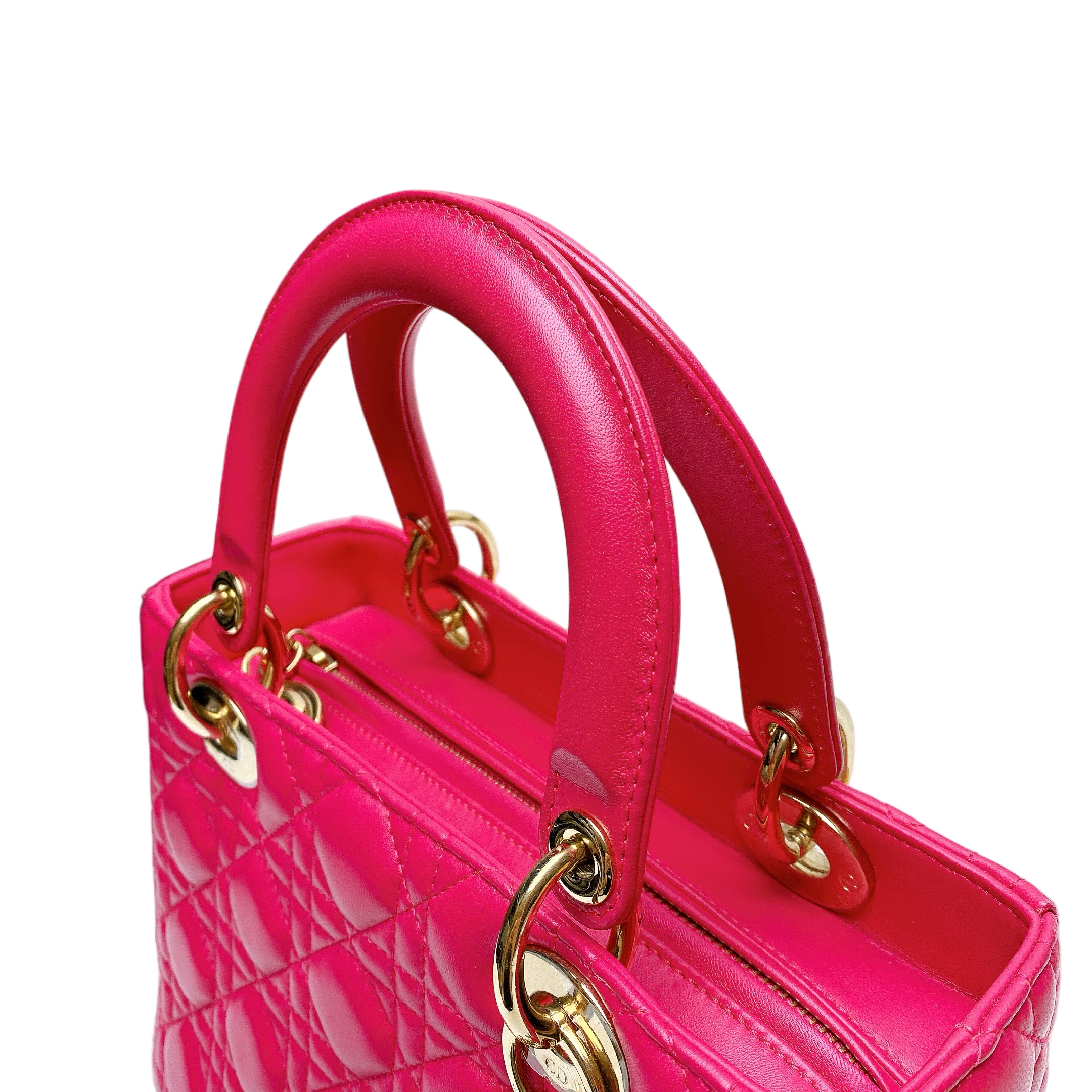 LADY DIOR MEDIUM IN FUCHSIA