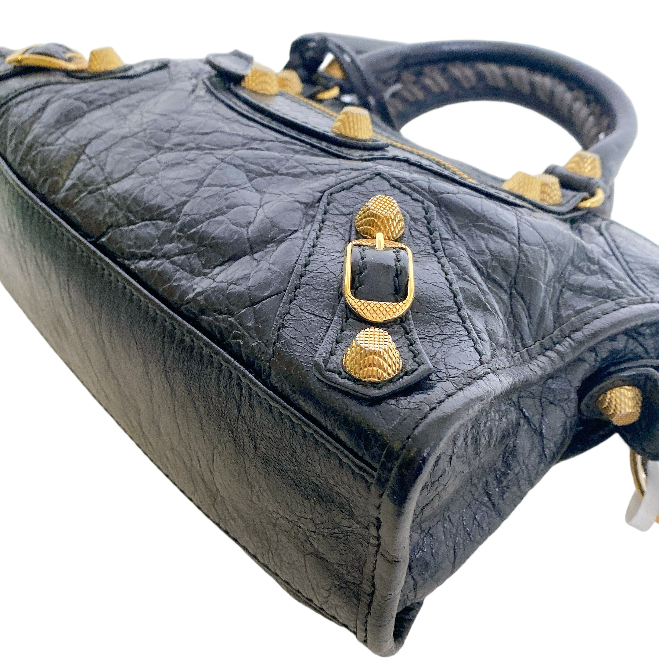 BALENCIAGA CITY MINI IN BLACK