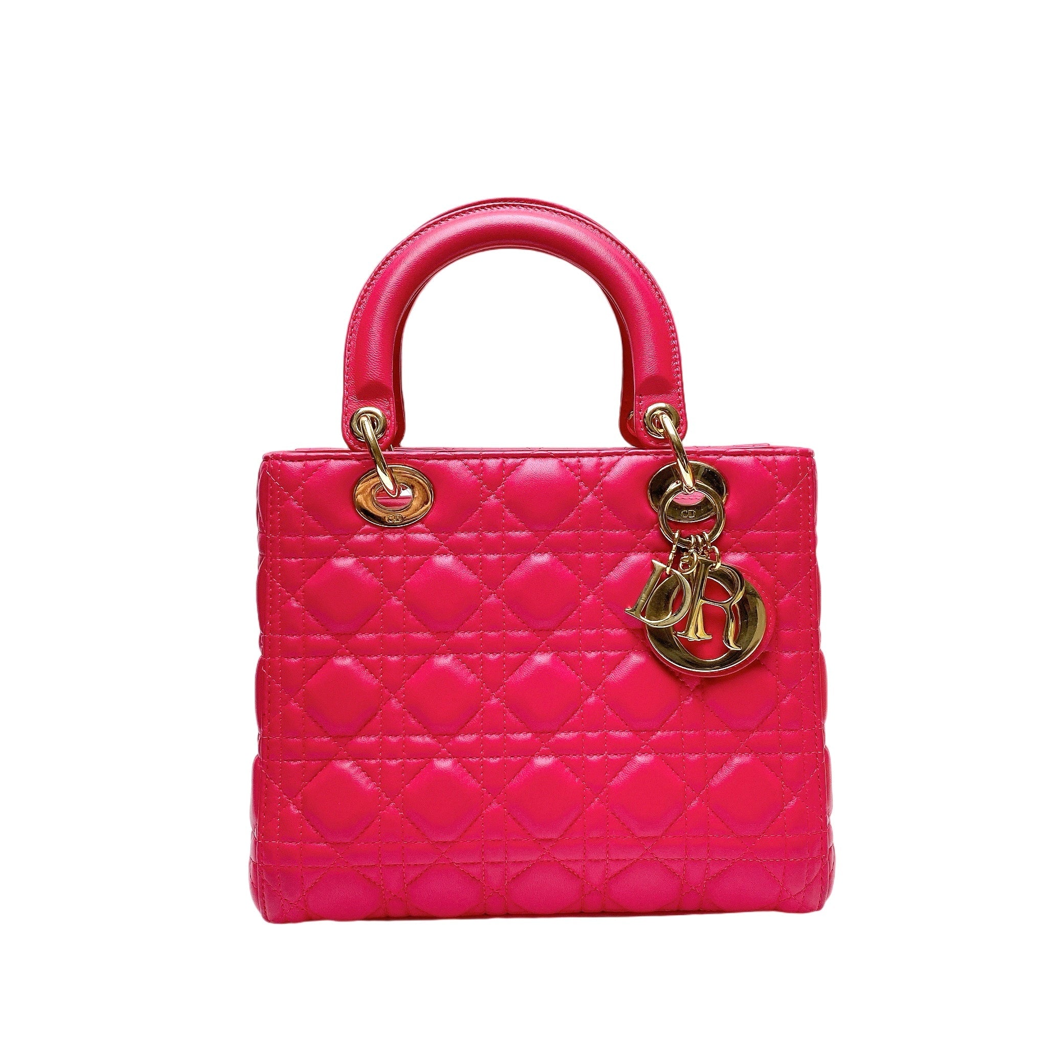 LADY DIOR MEDIUM IN FUCHSIA