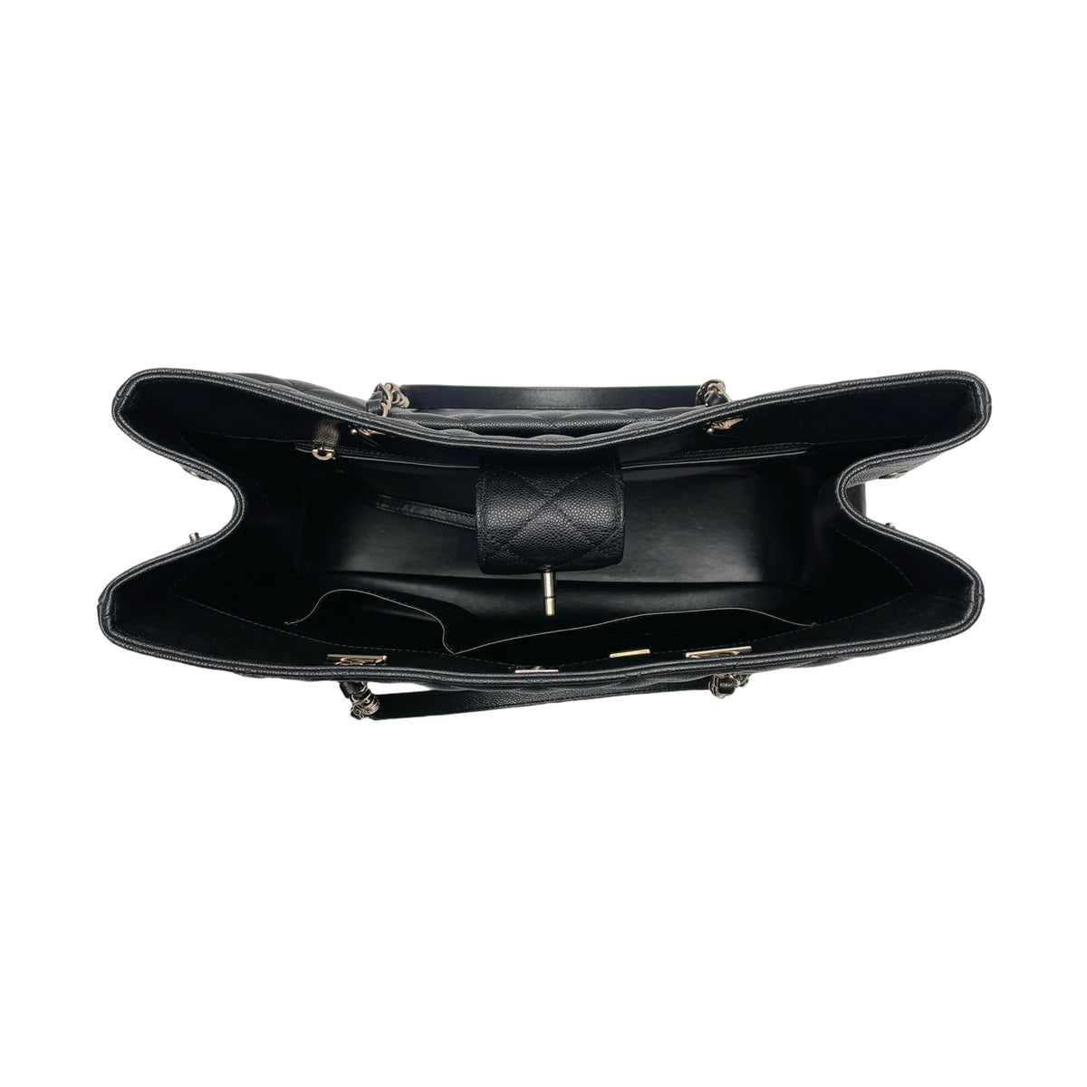CHANEL GRAND SHOPPING TOTE IN GHW