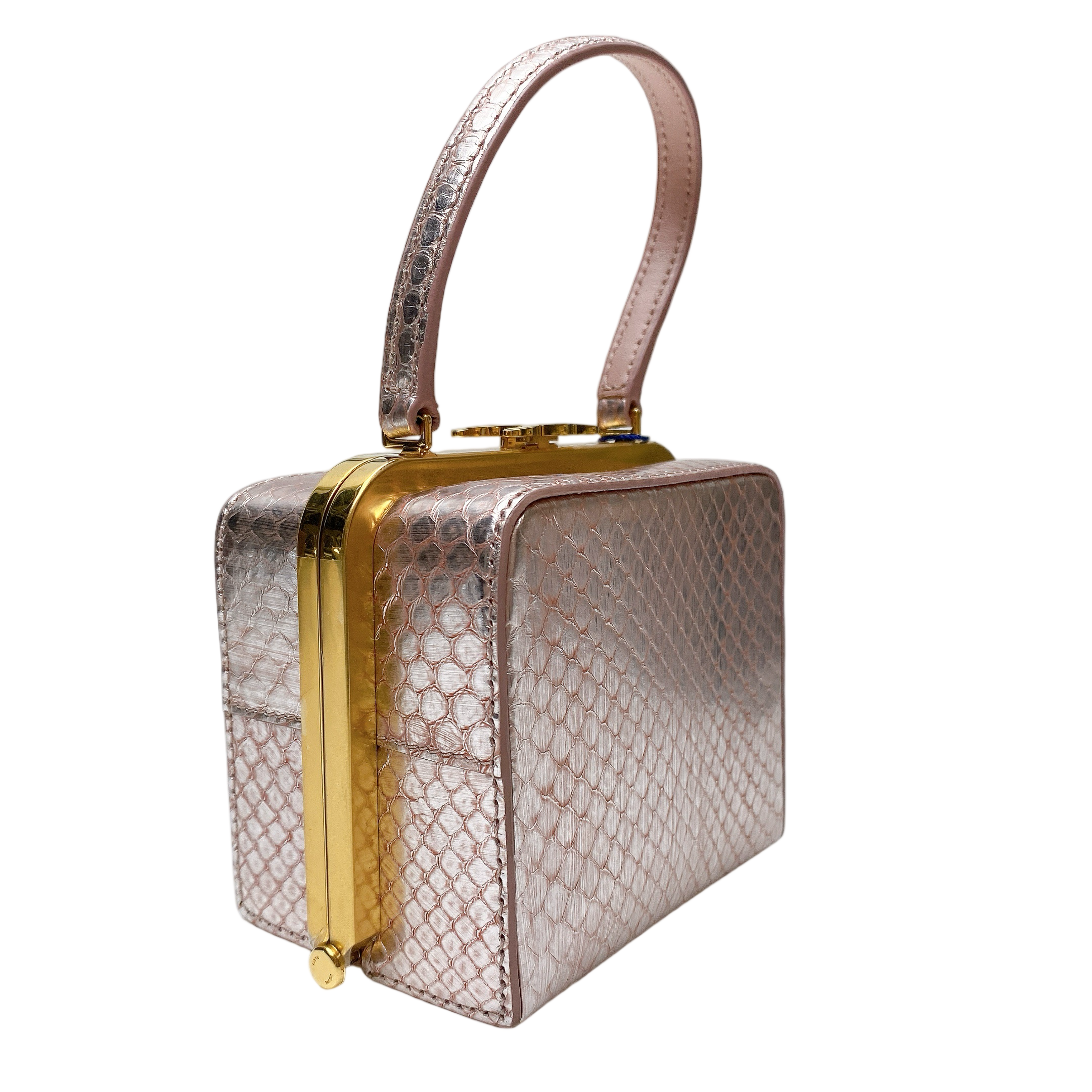 CELINE LANA MINAUDIERE IN PEARLY PYTHON