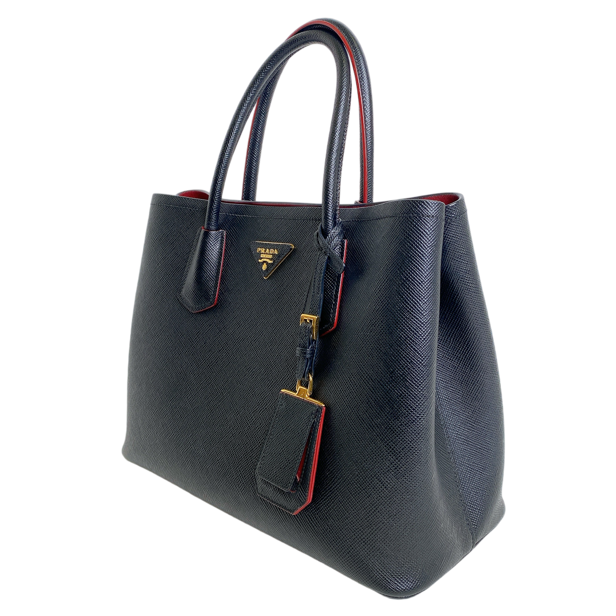 PRADA SAFFIANO CUIR IN BLACK