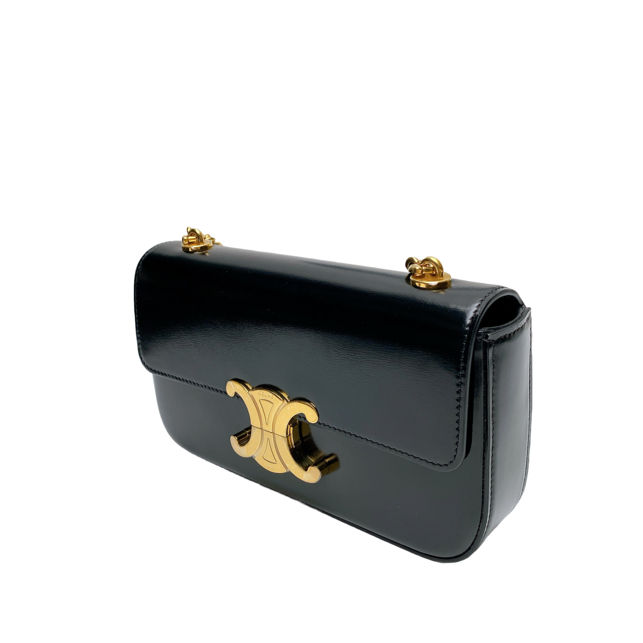 CELINE TRIOMPHE CHAIN SHOULDER BAG