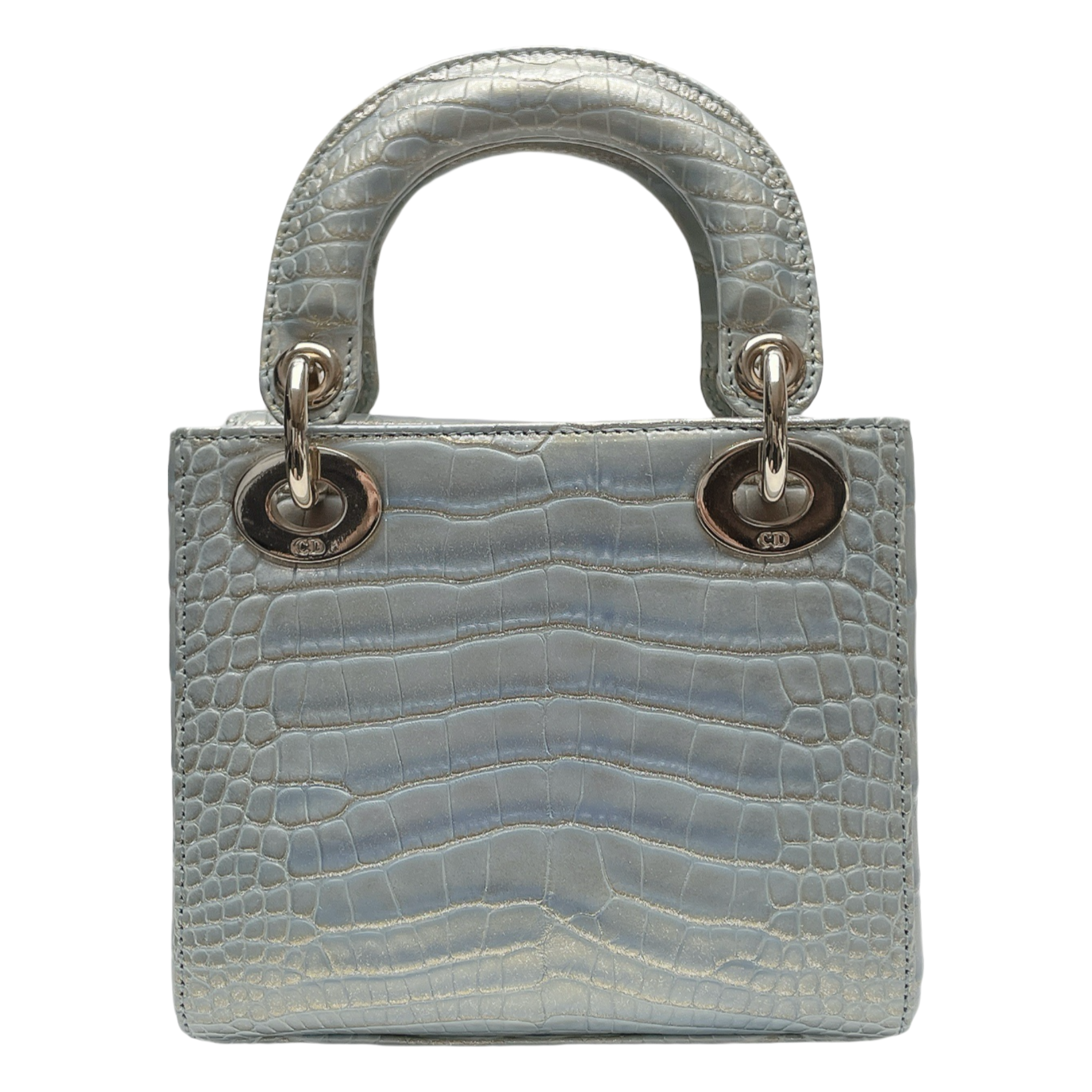 LADY DIOR SMALL ALLIGATOR