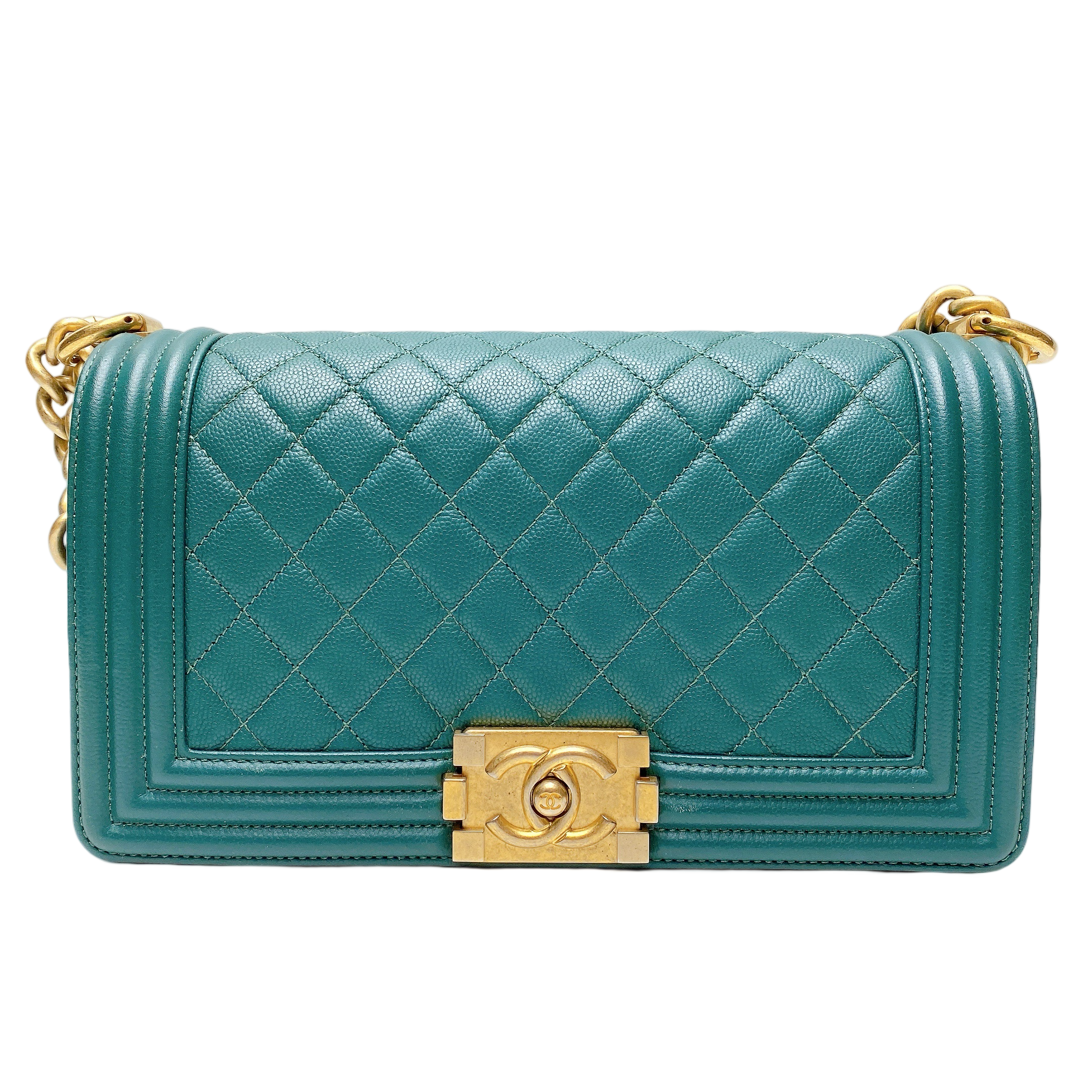CHANEL LEBOY MEDIUM IN GREEN
