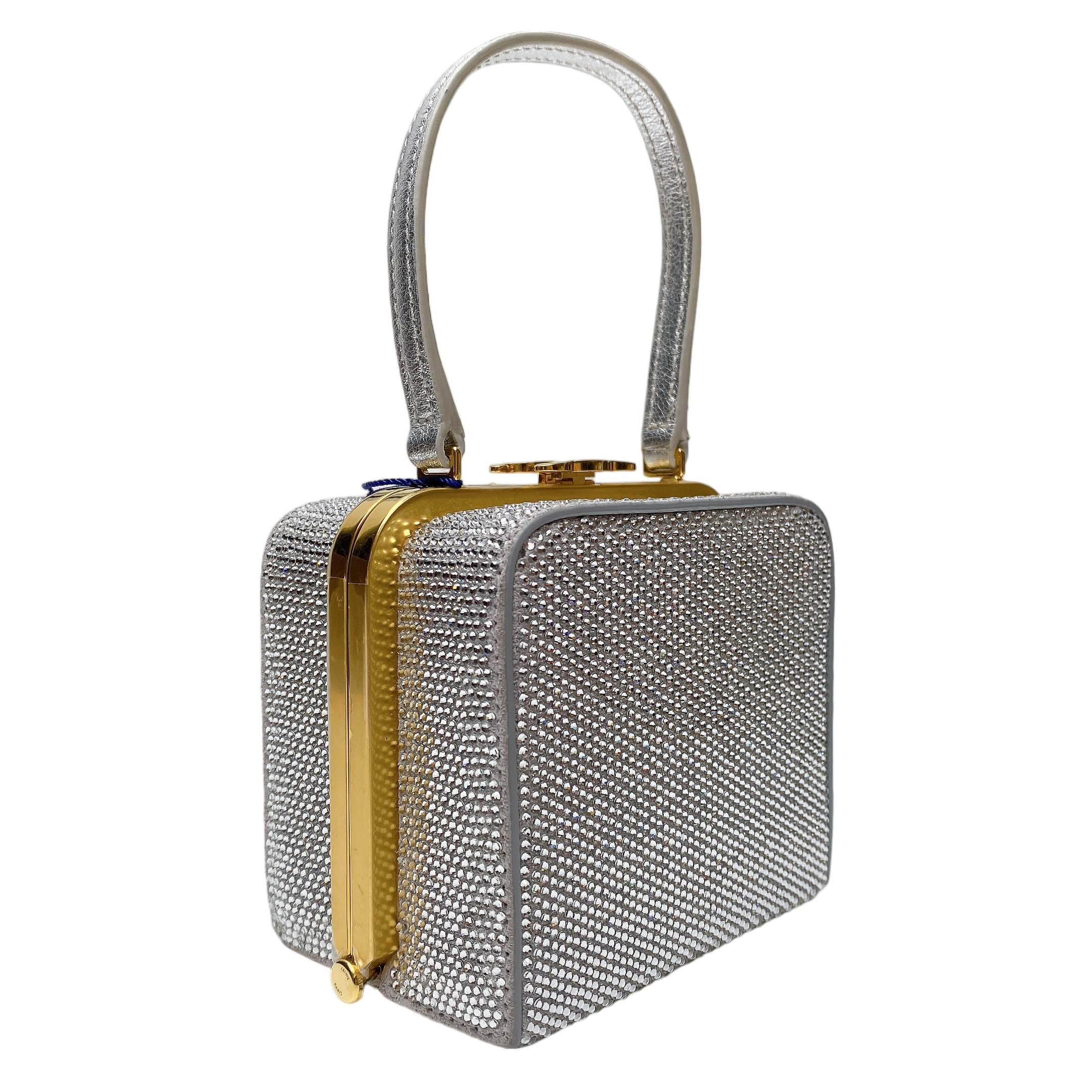 CELINE LANA MINAUDIERE IN SUEDE CALFSKIN WITH STRASS