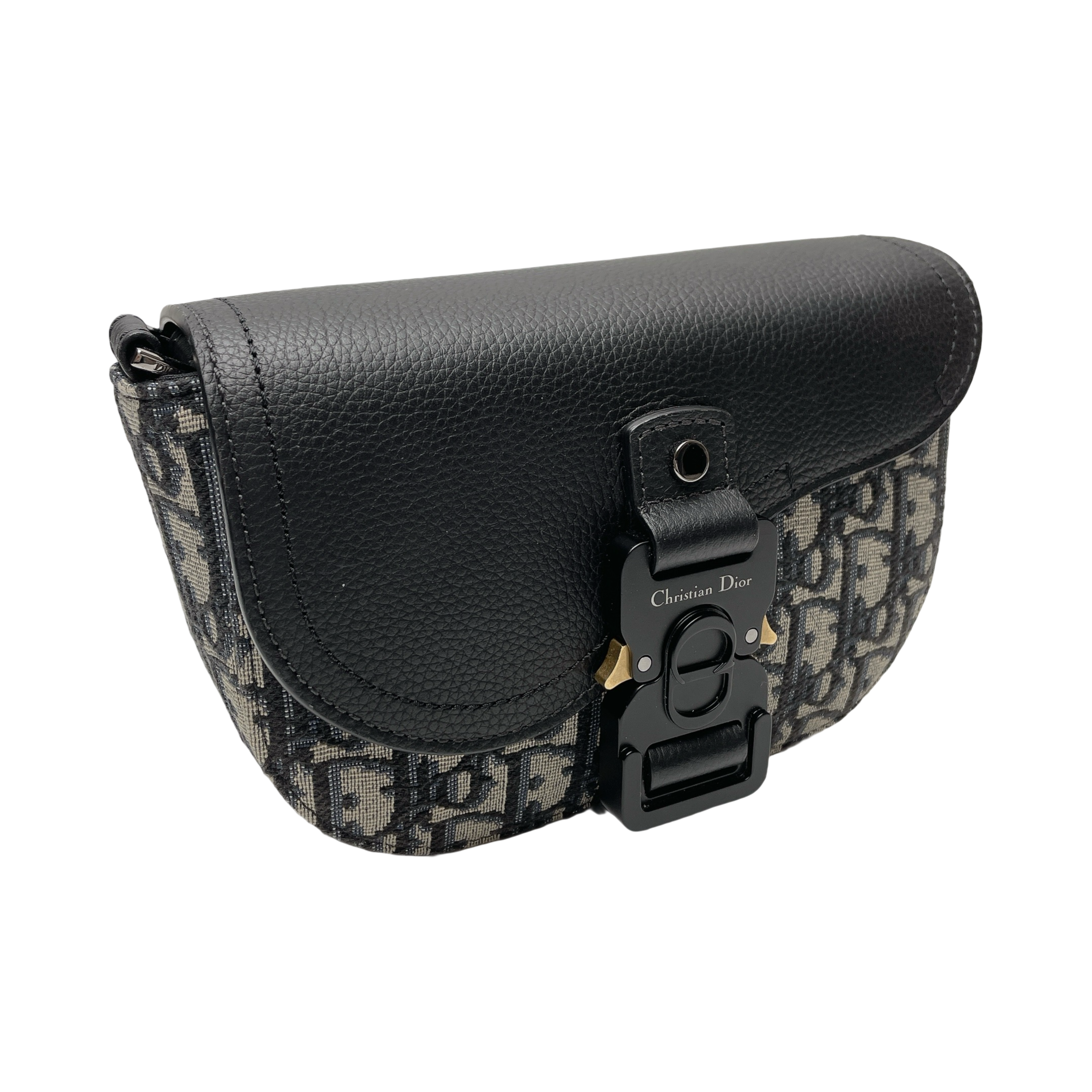 DIOR MINI SADDLE MESSENGER BAG WITH FLAP