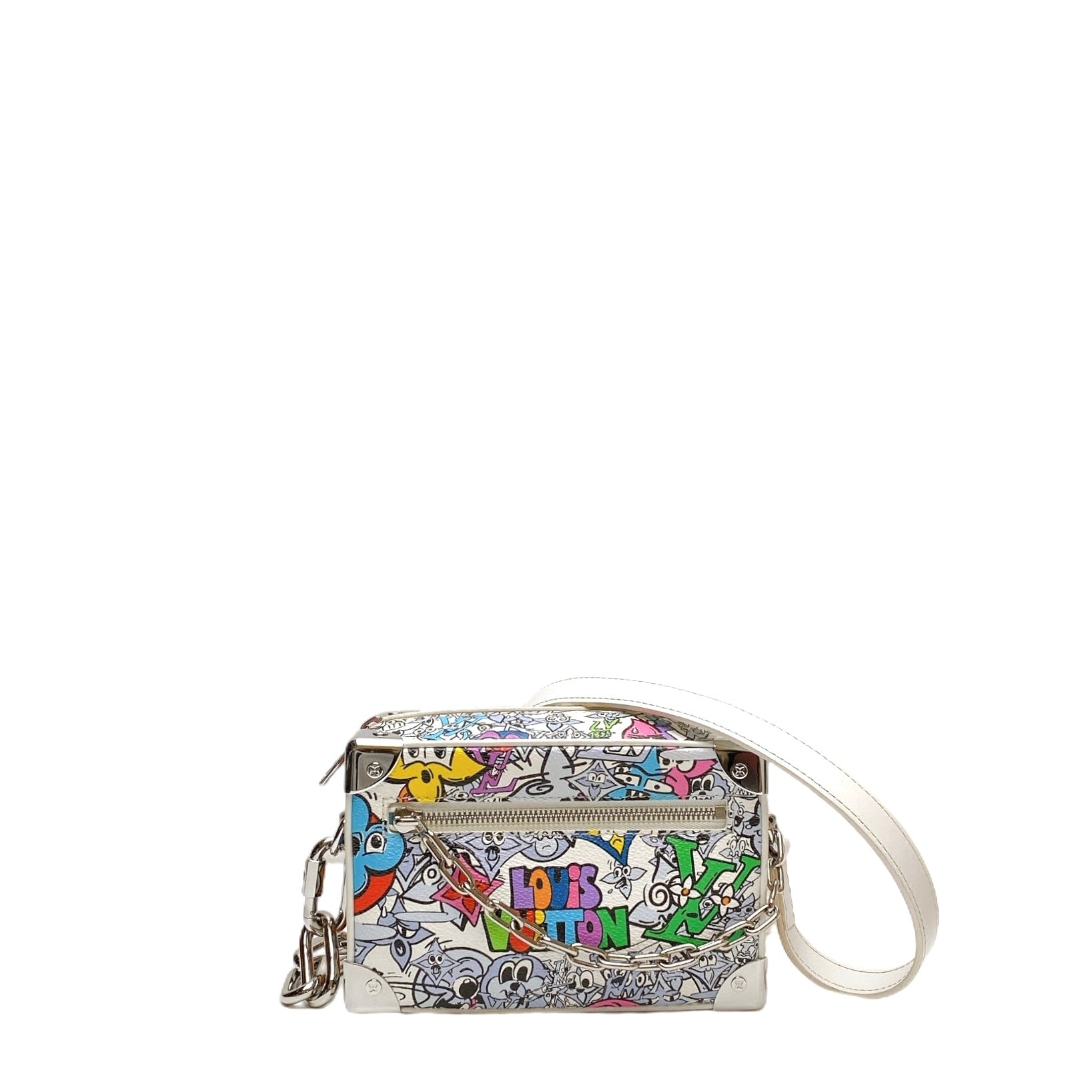 LV VIRGIL ABLOH COMICS POCHETTE SOFT MINI TRUNK