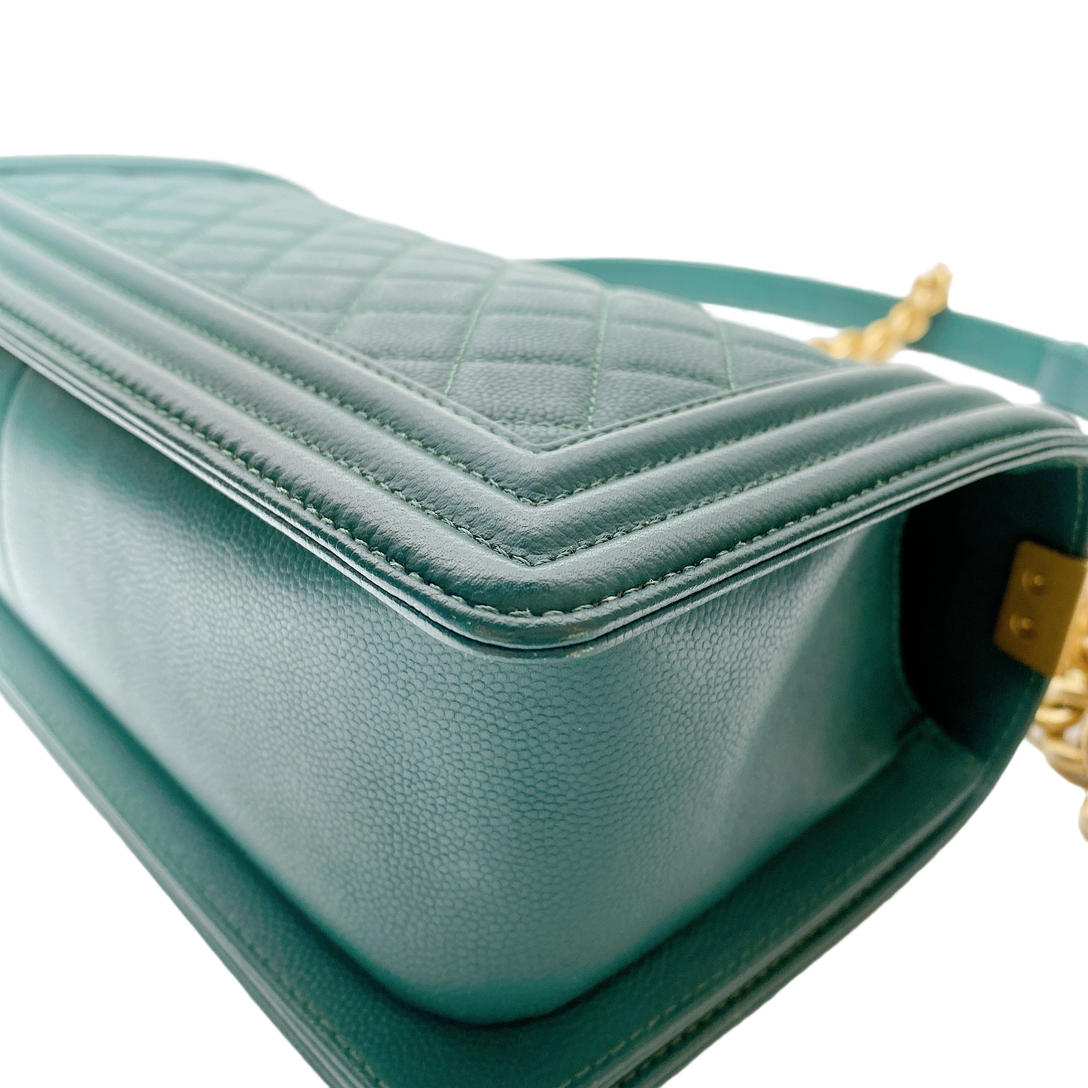 CHANEL LEBOY MEDIUM IN GREEN