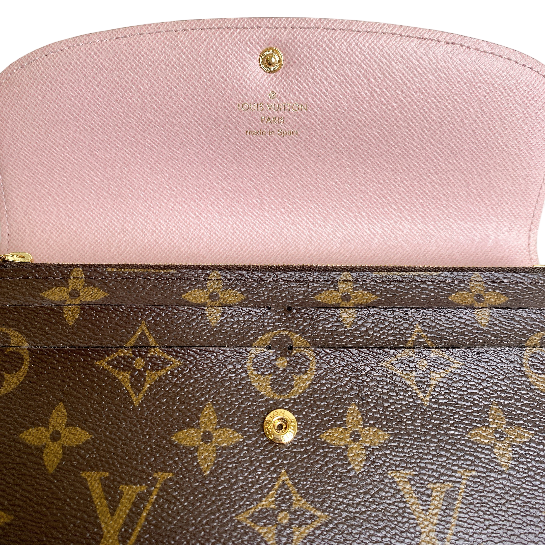 LV EMILIE WALLET IN PINK