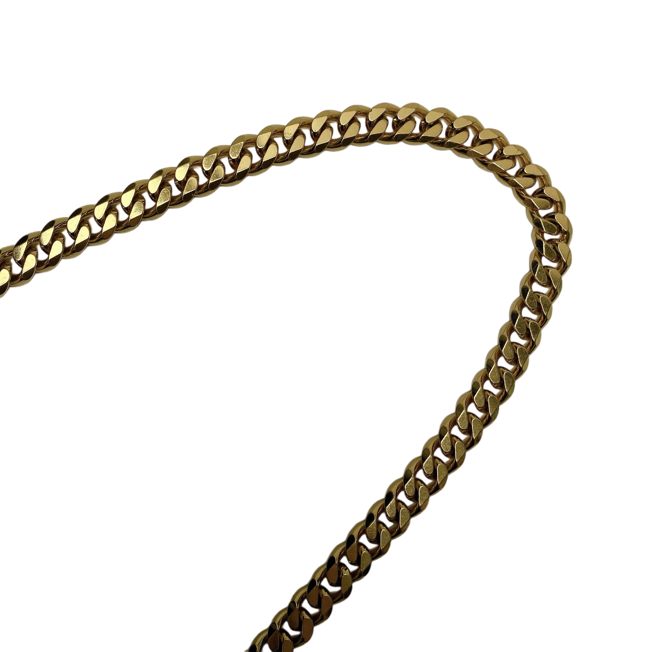 CELINE TRIOMPHE CLAUDE CHAIN SHOULDER BAG - LEATHER LOGO