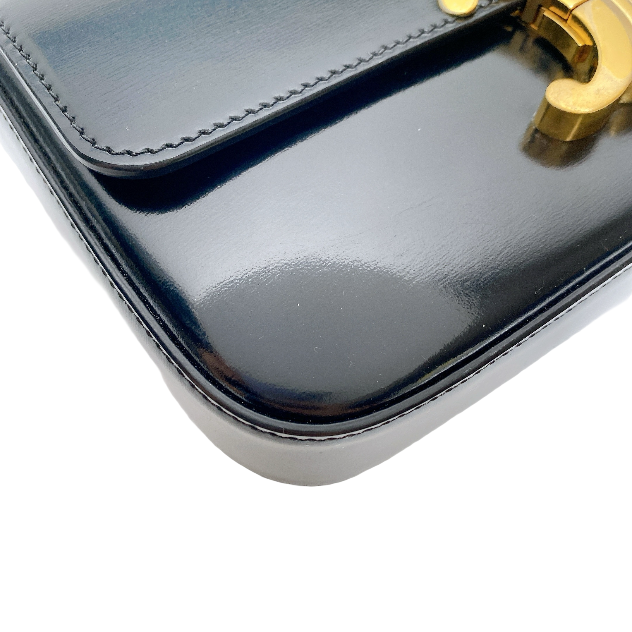 CELINE TRIOMPHE CHAIN SHOULDER BAG