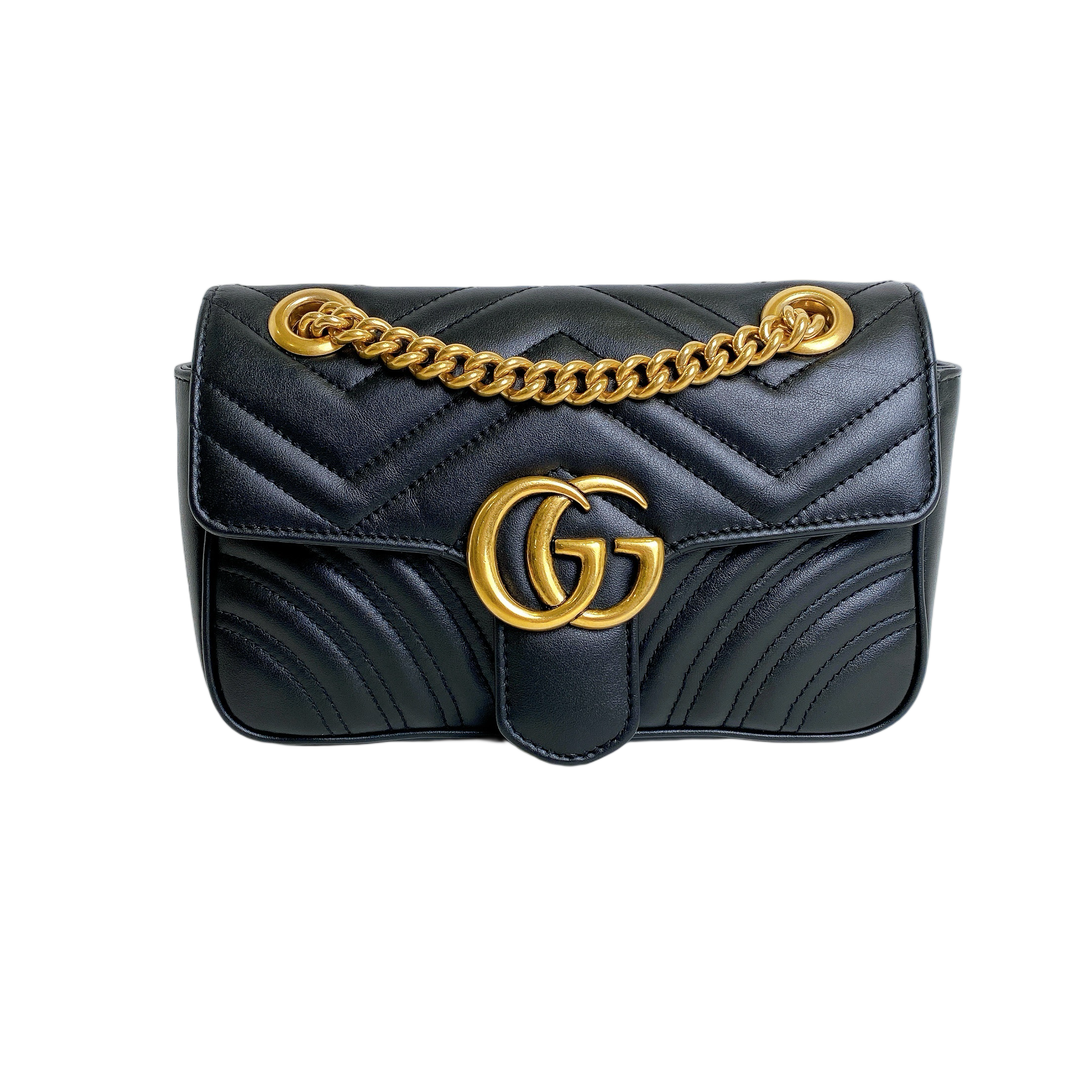 GUCCI MARMONT MINI IN BLACK