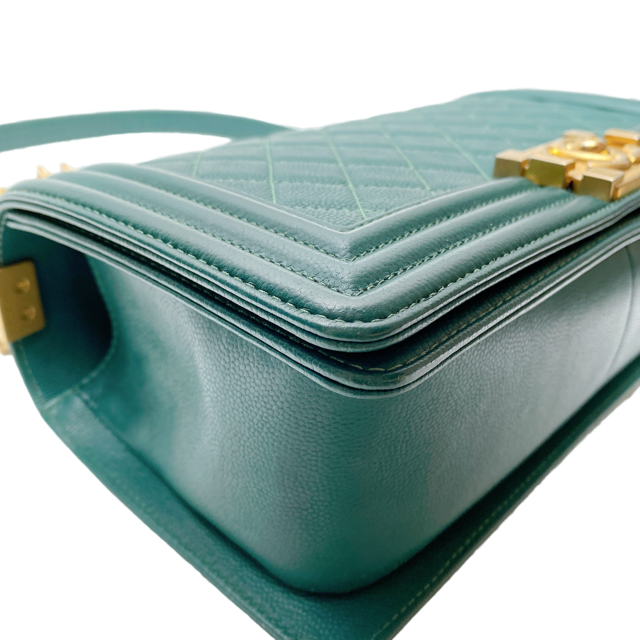 CHANEL LEBOY MEDIUM IN GREEN