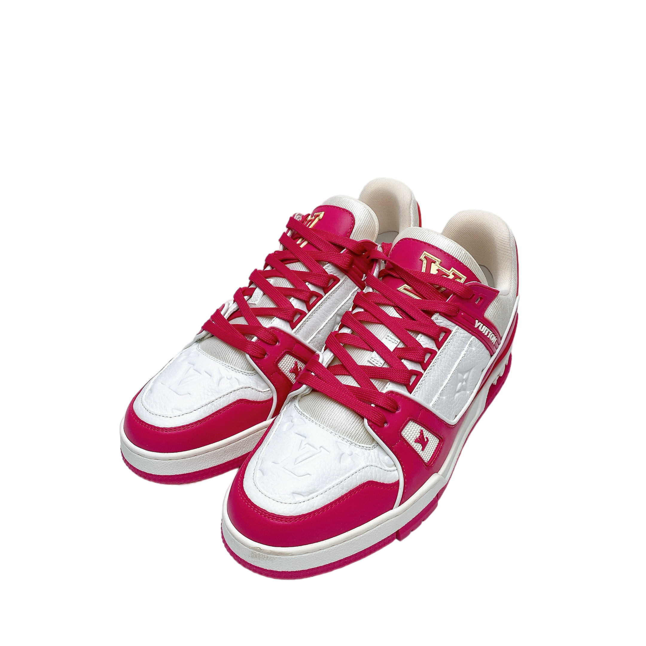 LV TRAINER SNEAKER IN FUCHSIA