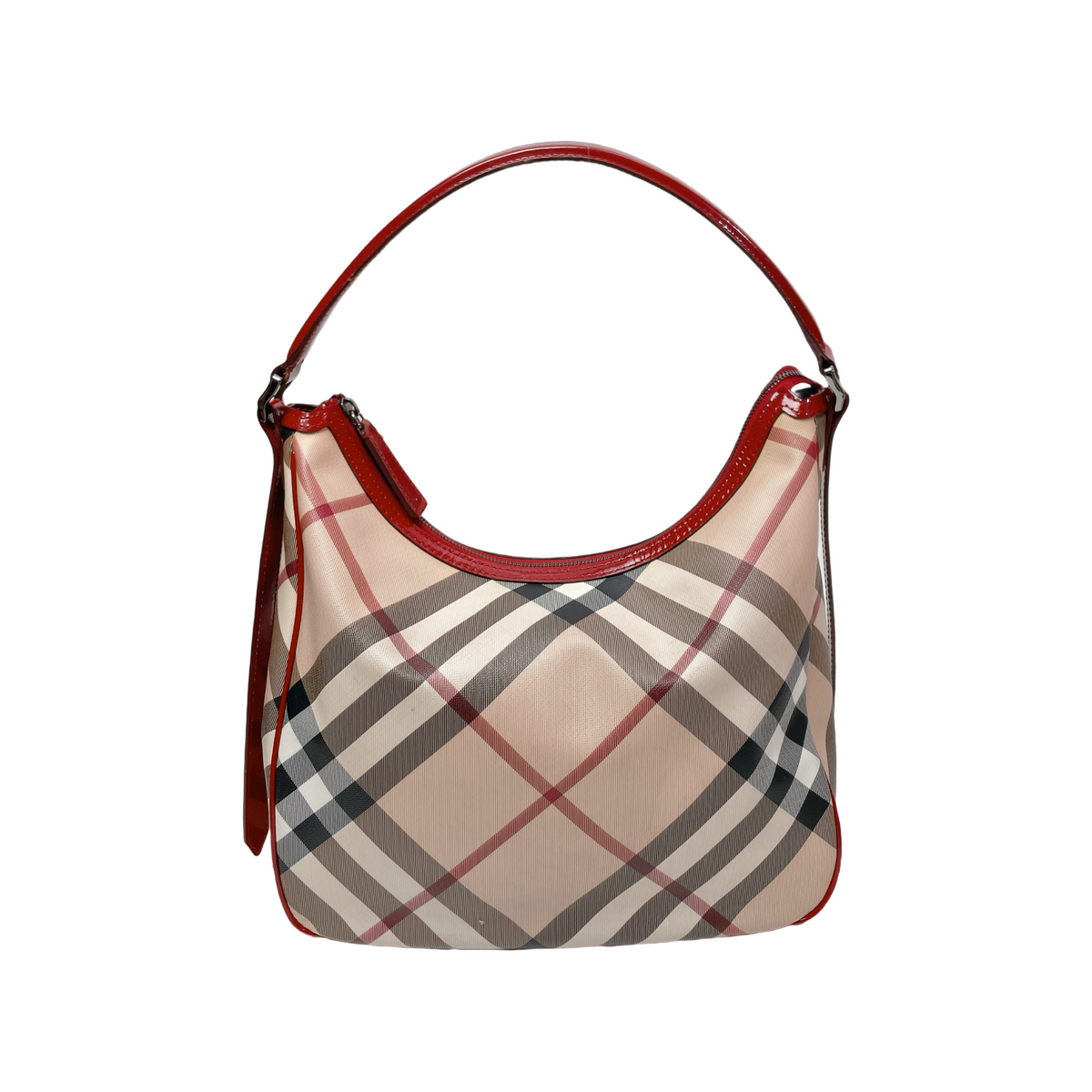 BURBERRY NOVA CHECK HOBO BAG