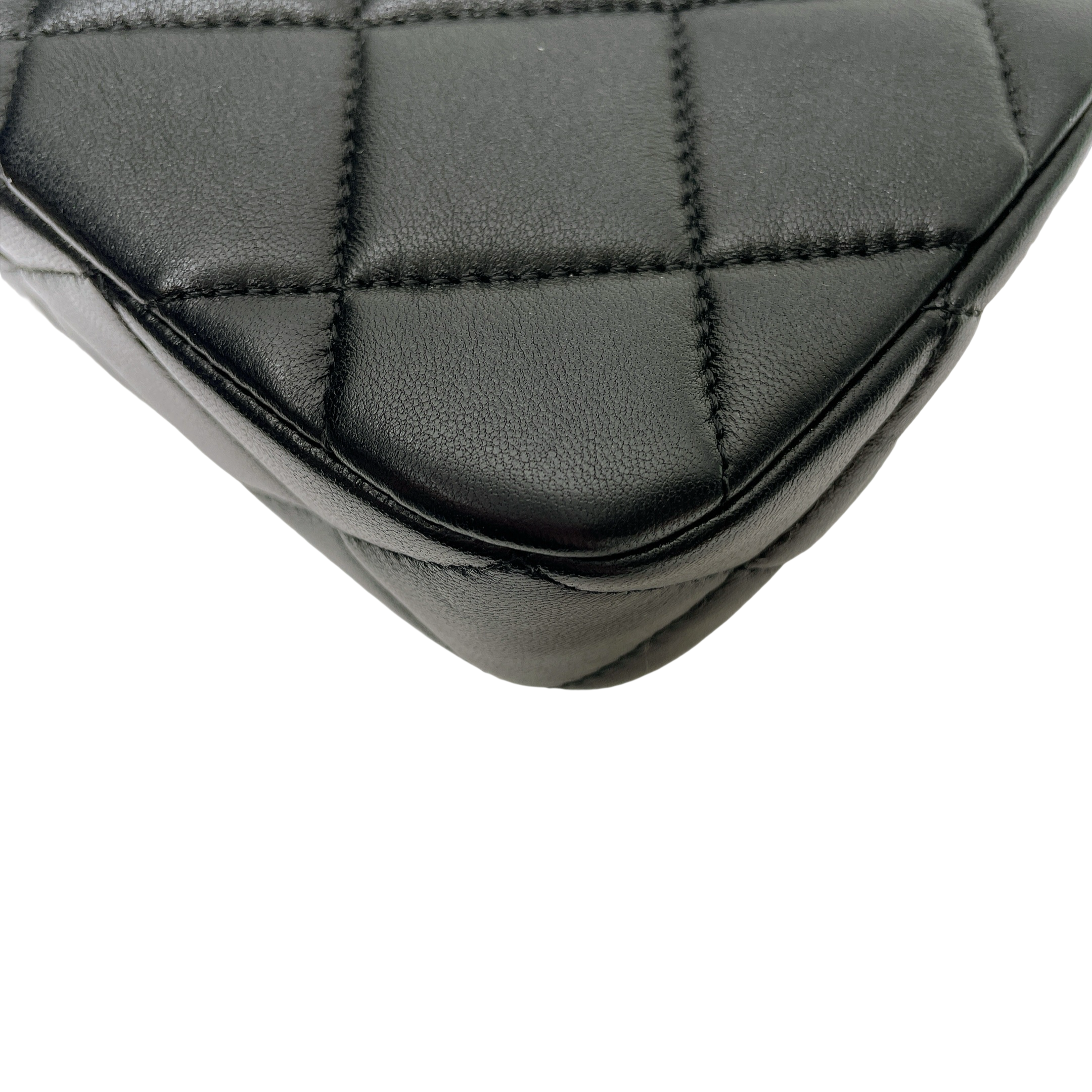 CHANEL FLAP MINI SQUARE DOUBLE PEARL CRUSH