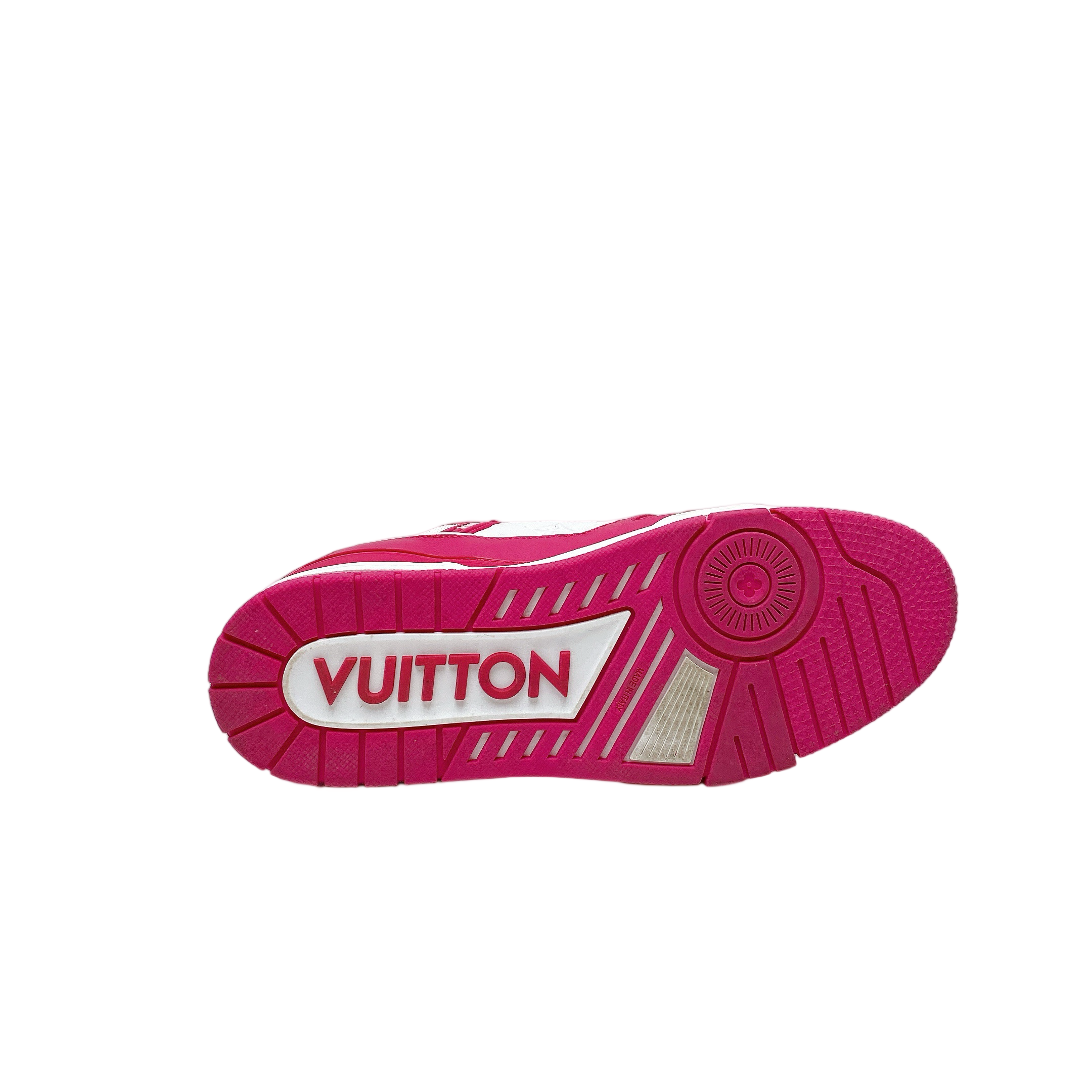 LV TRAINER SNEAKER IN FUCHSIA
